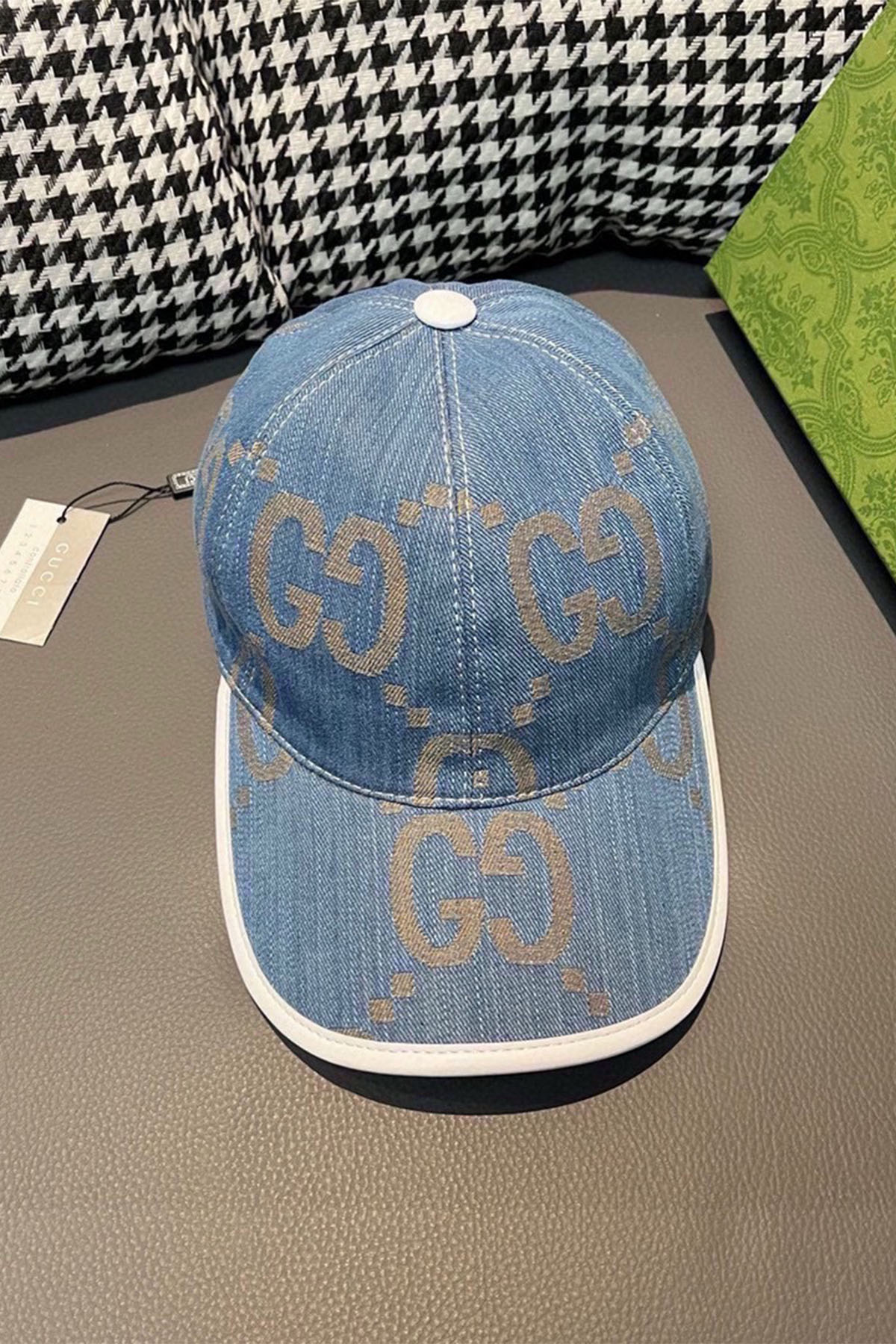 Gucci, Unisex Hat, Blue - Afbeelding 2