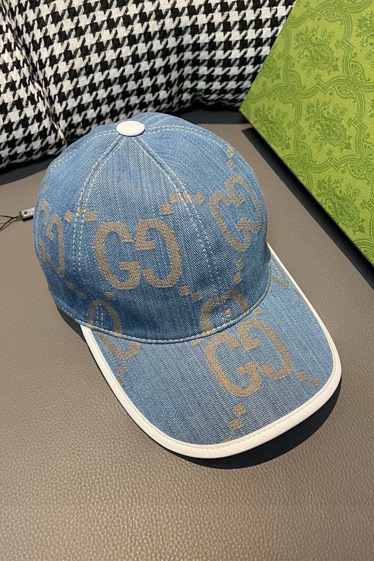 Gucci, Unisex Hat, Blue - Afbeelding 3