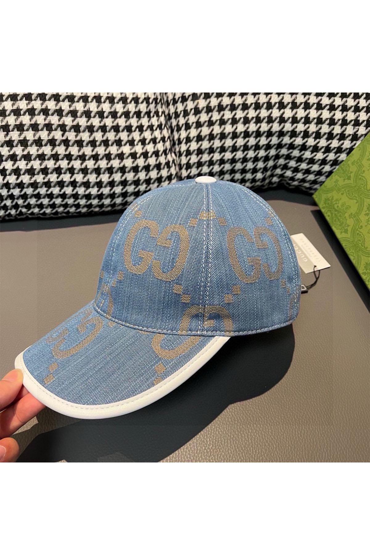 Gucci, Unisex Hat, Blue - Afbeelding 4