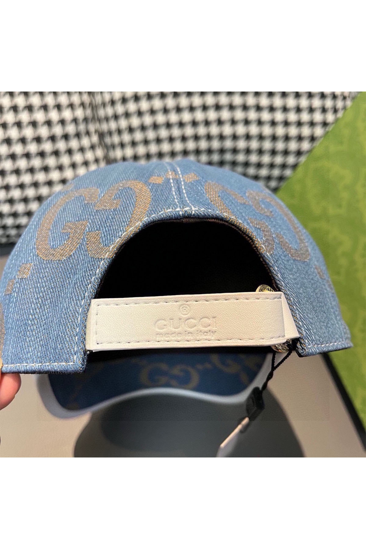 Gucci, Unisex Hat, Blue - Afbeelding 7