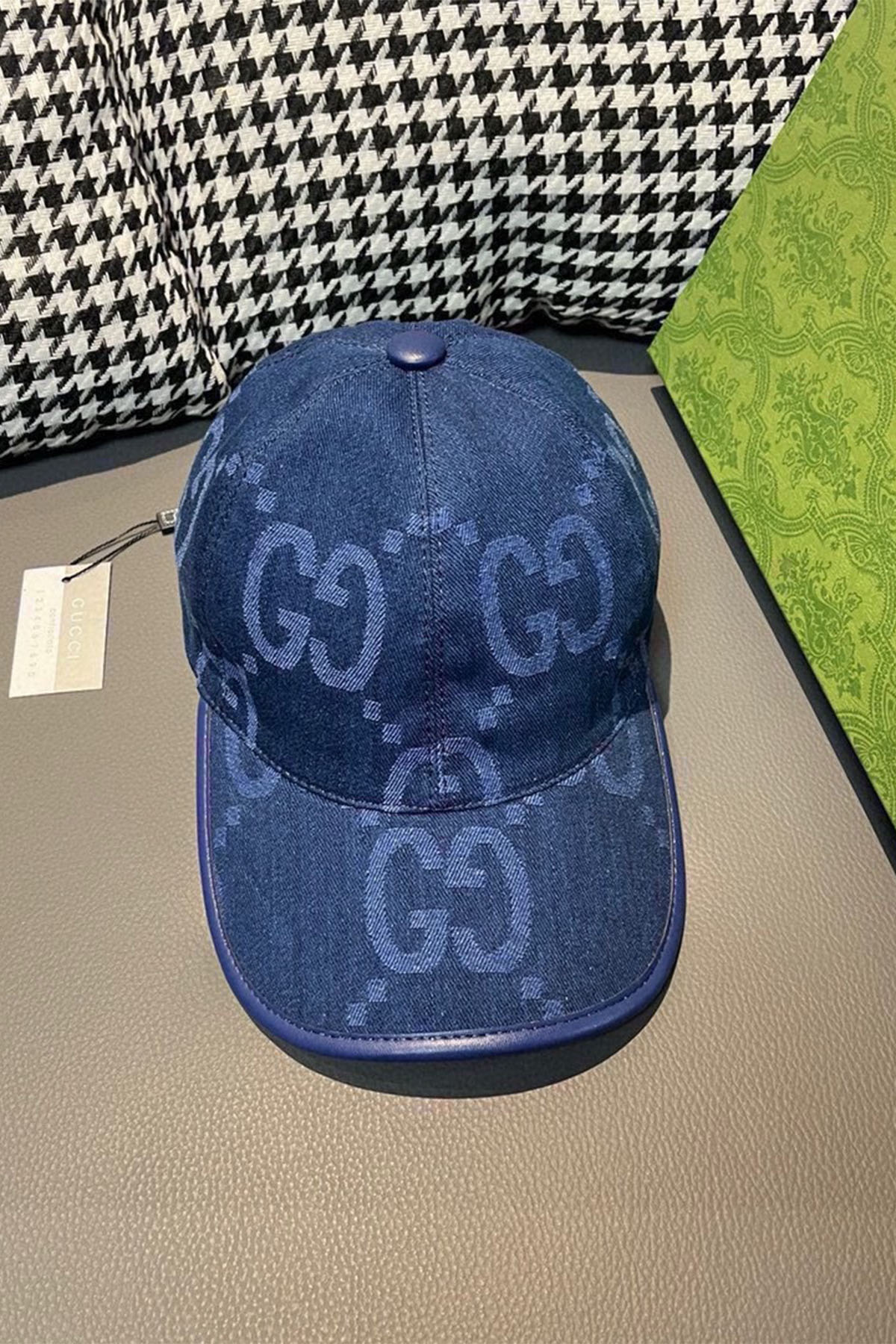 Gucci, Unisex Hat, Blue - Afbeelding 2