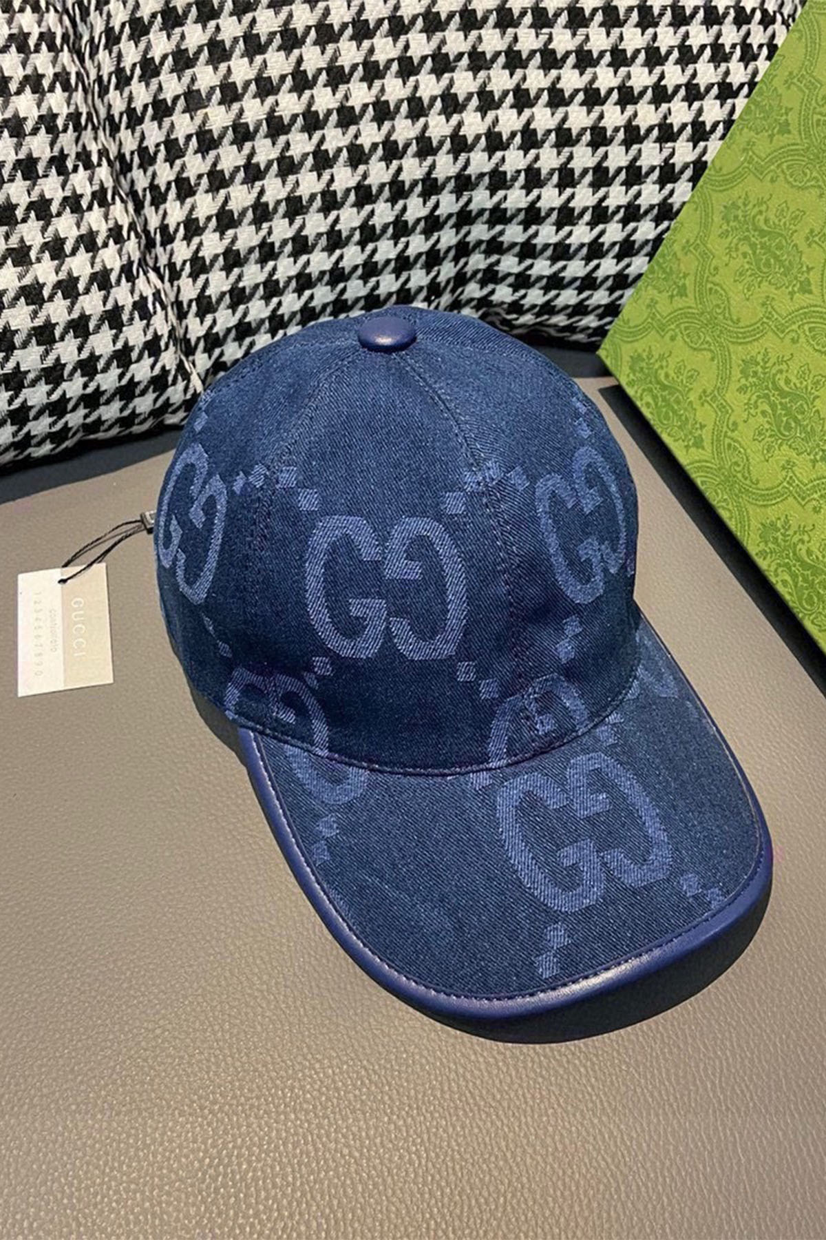 Gucci, Unisex Hat, Blue - Afbeelding 3