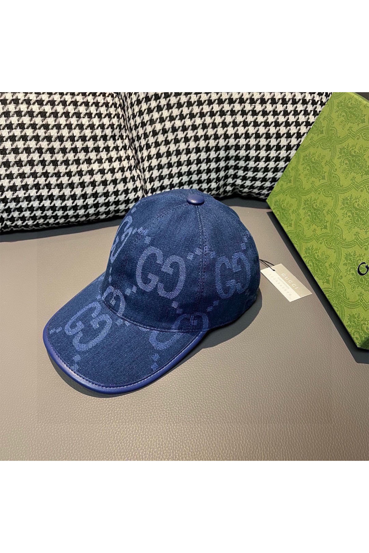 Gucci, Unisex Hat, Blue - Afbeelding 4