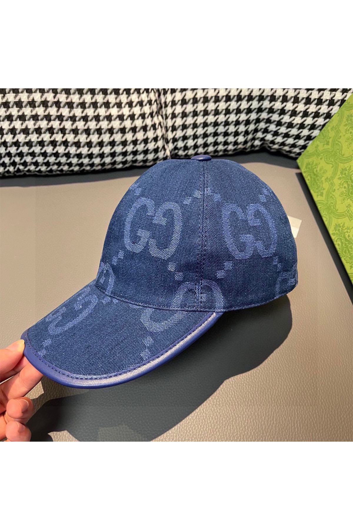 Gucci, Unisex Hat, Blue - Afbeelding 6