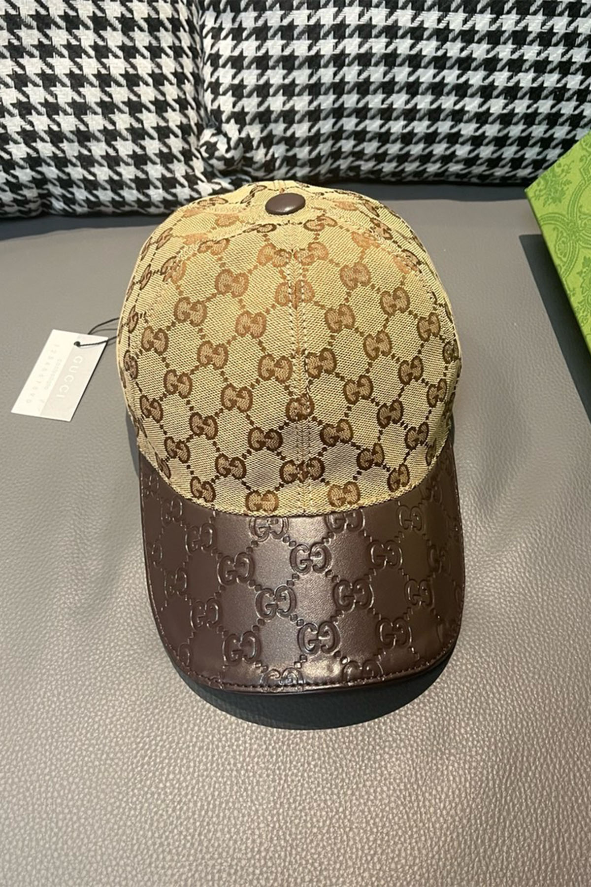Gucci, Unisex Hat, Brown - Afbeelding 2