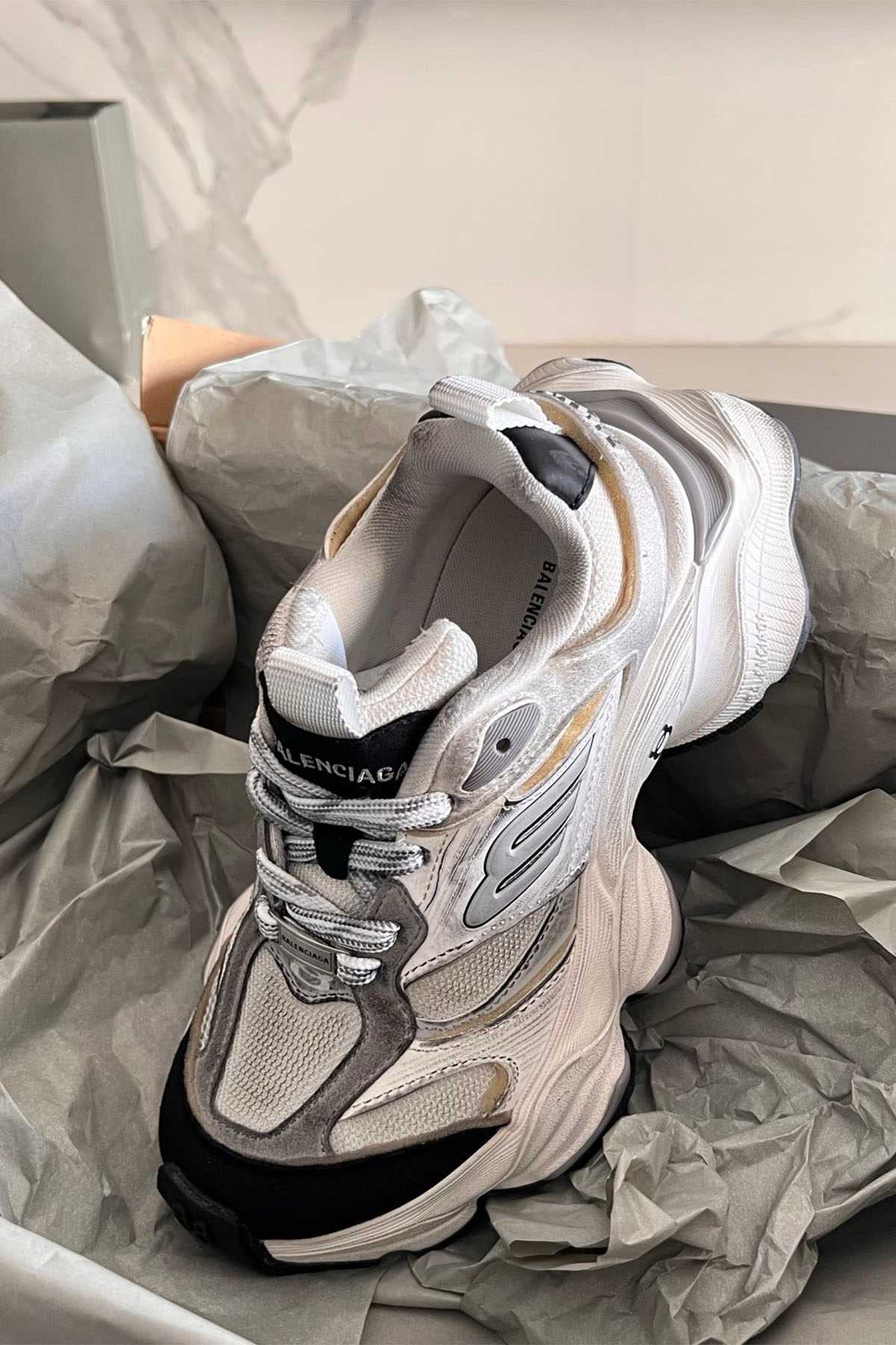 Balenciaga, Women's Sneaker, White - Afbeelding 5