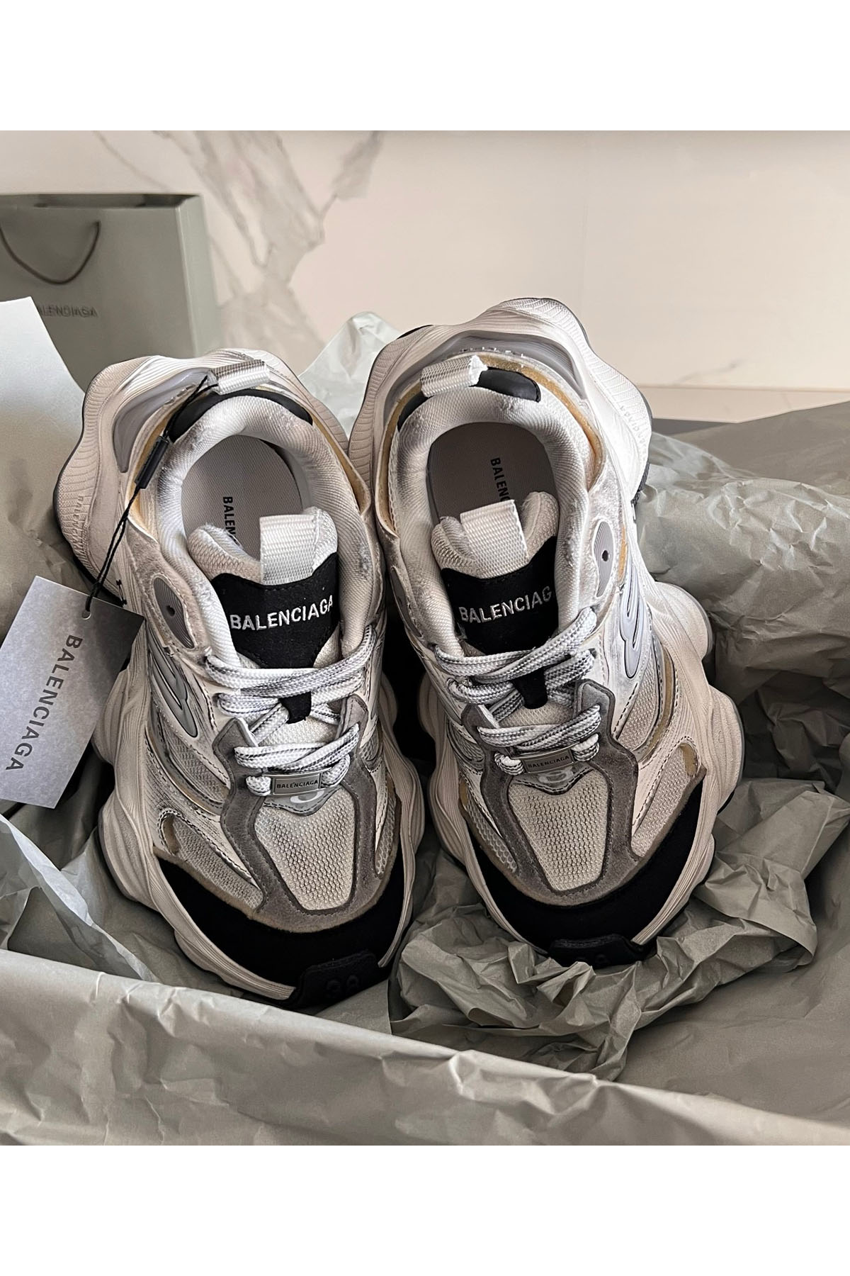 Balenciaga, Women's Sneaker, White - Afbeelding 6