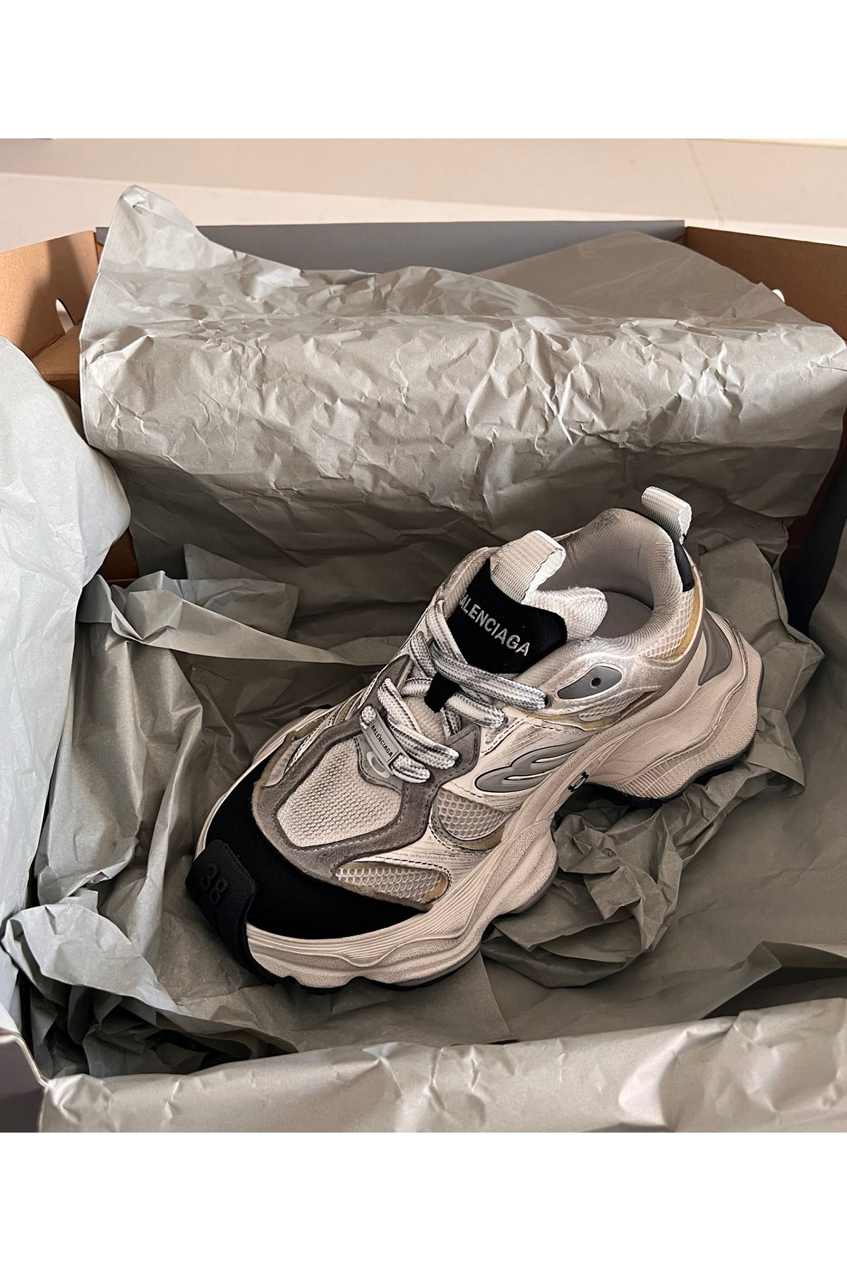 Balenciaga, Women's Sneaker, White - Afbeelding 7