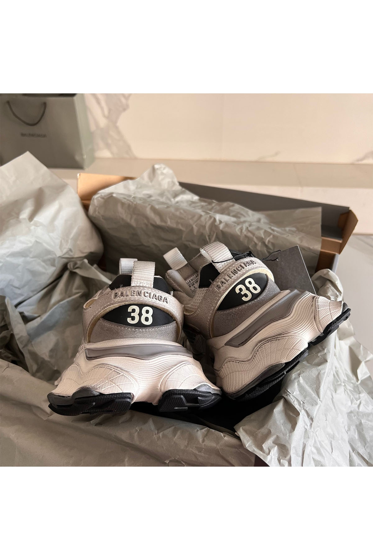 Balenciaga, Women's Sneaker, White - Afbeelding 8