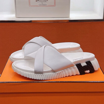 Hermes, Women's Slipper, White