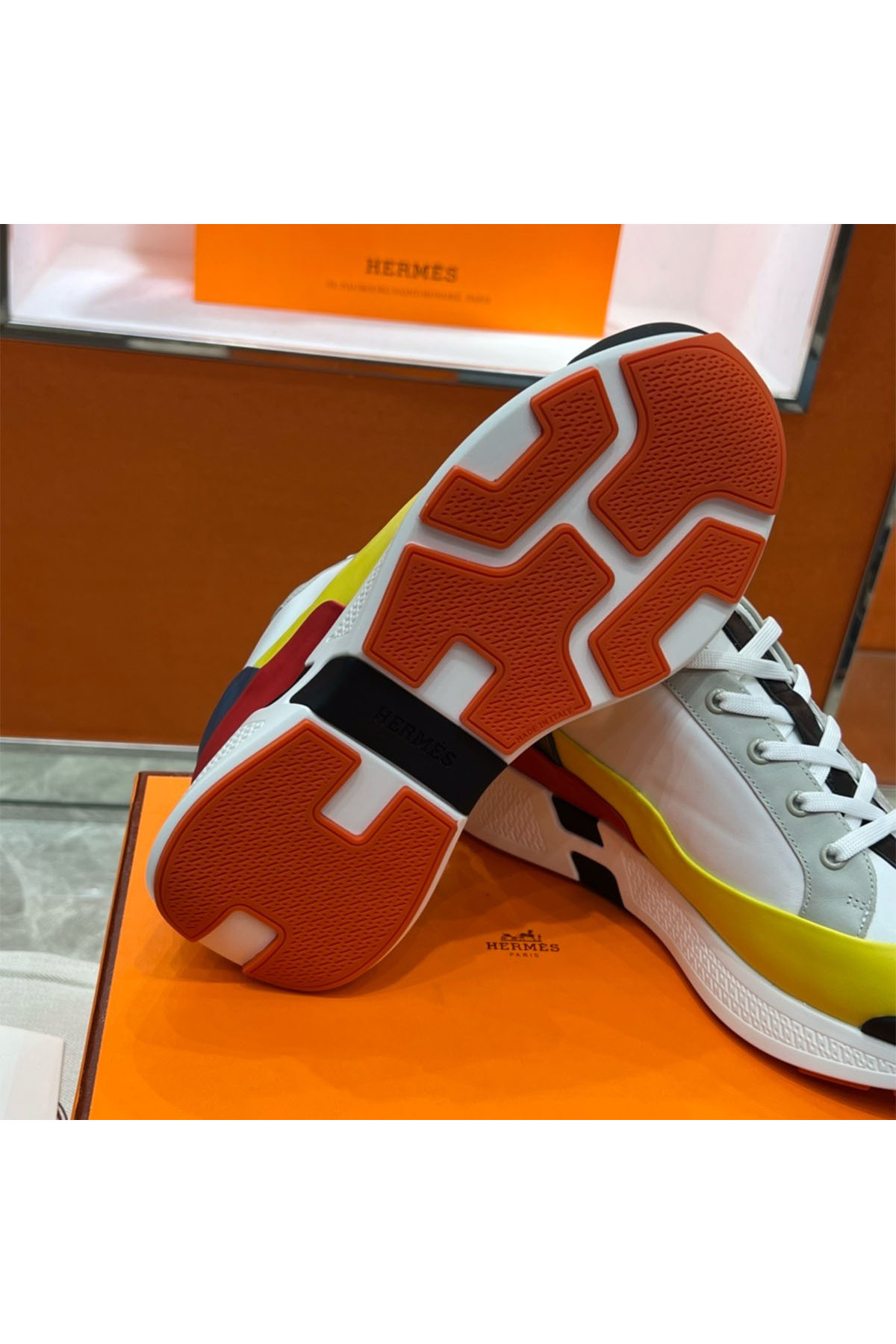 Hermes, Women's Sneaker, Yellow - Afbeelding 2