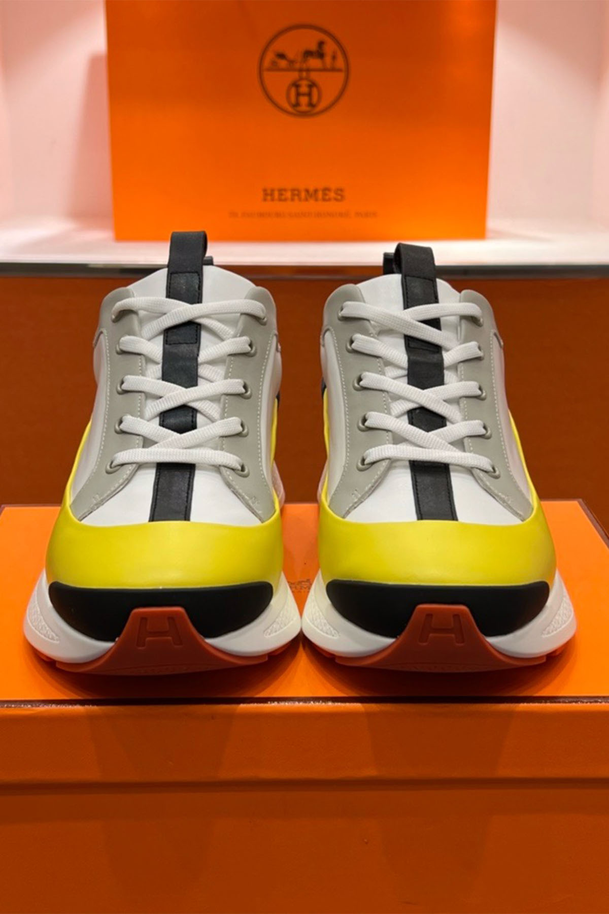 Hermes, Women's Sneaker, Yellow - Afbeelding 3
