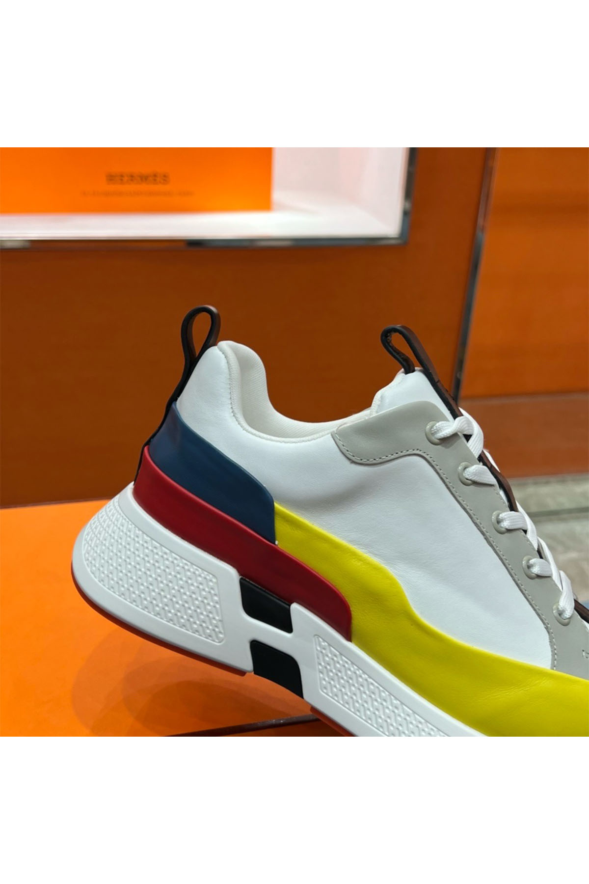 Hermes, Women's Sneaker, Yellow - Afbeelding 8