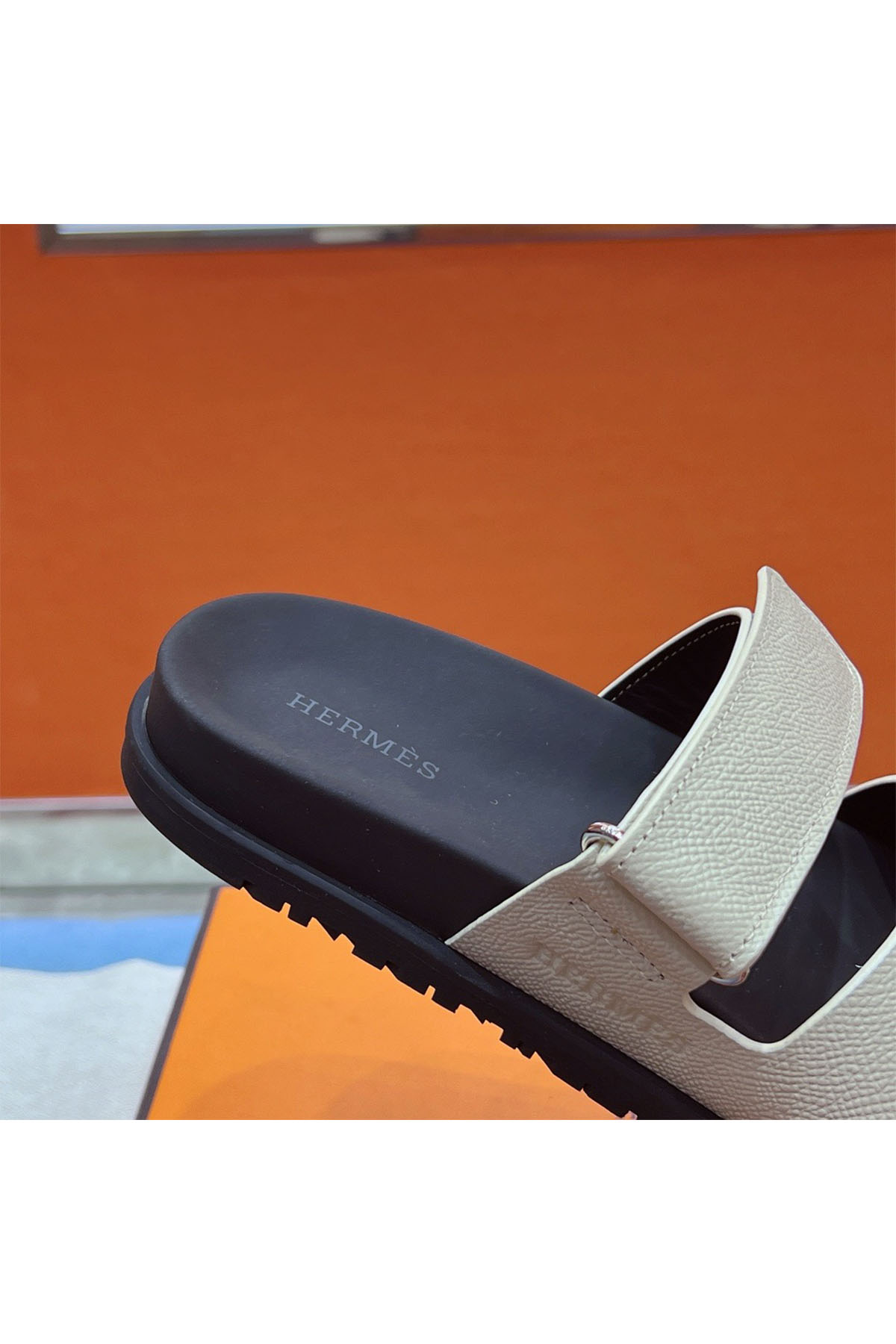 Hermes, Women's Slipper, Beige - Afbeelding 9