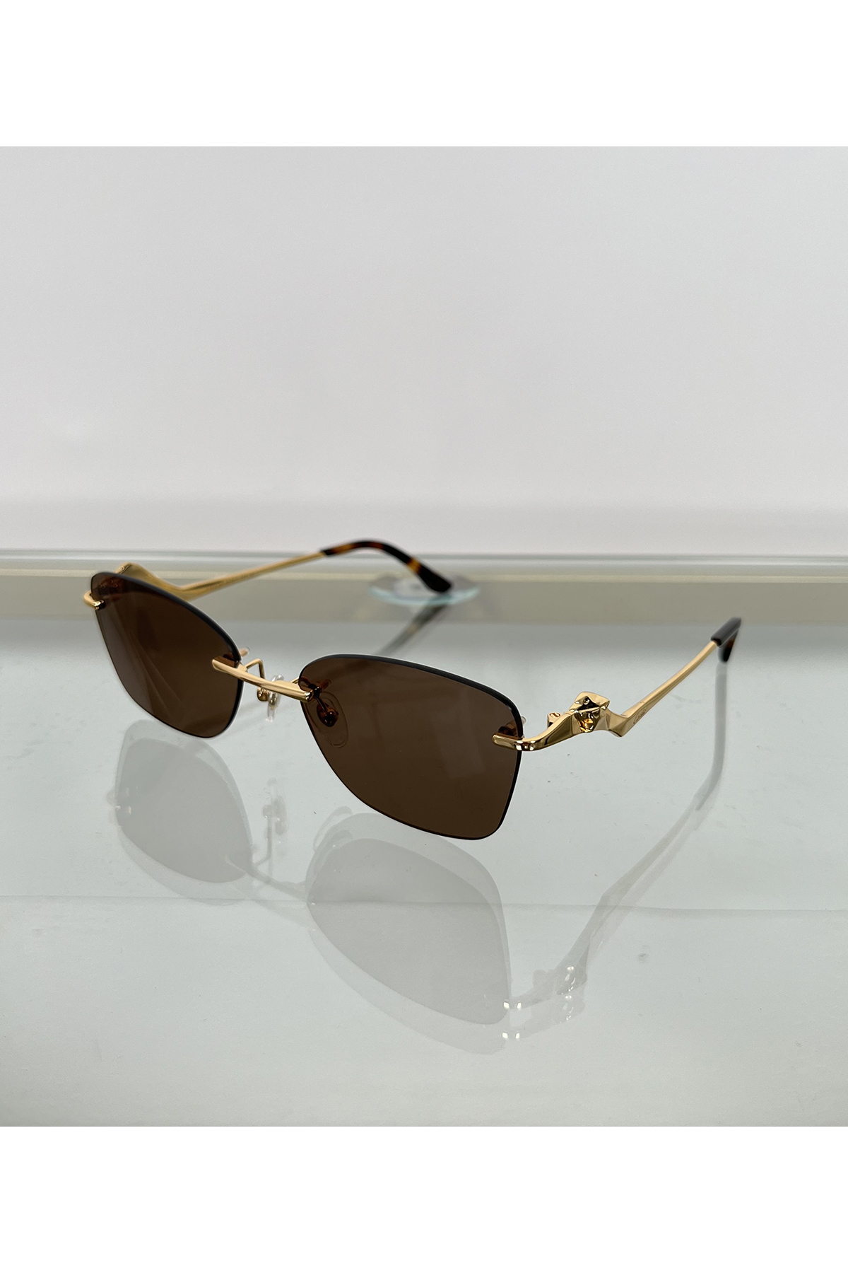 Cartier, Panthere, Unisex Eyewear, Brown - Afbeelding 3
