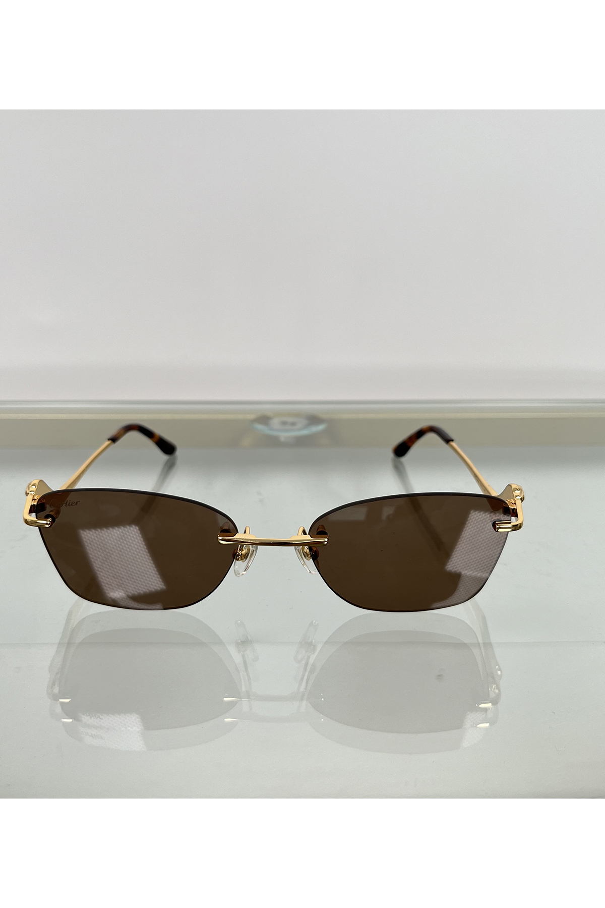 Cartier, Panthere, Unisex Eyewear, Brown - Afbeelding 4