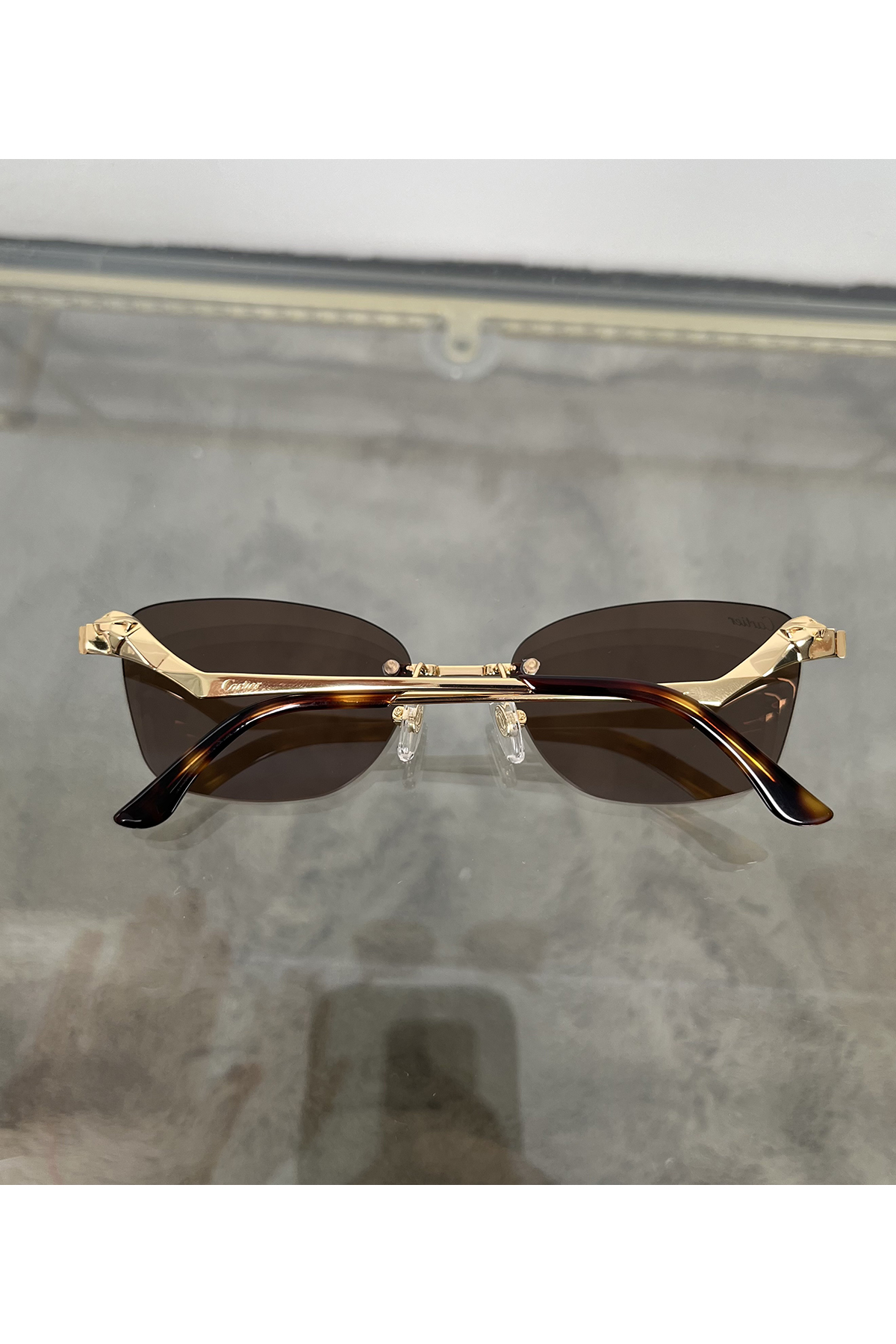 Cartier, Panthere, Unisex Eyewear, Brown - Afbeelding 7