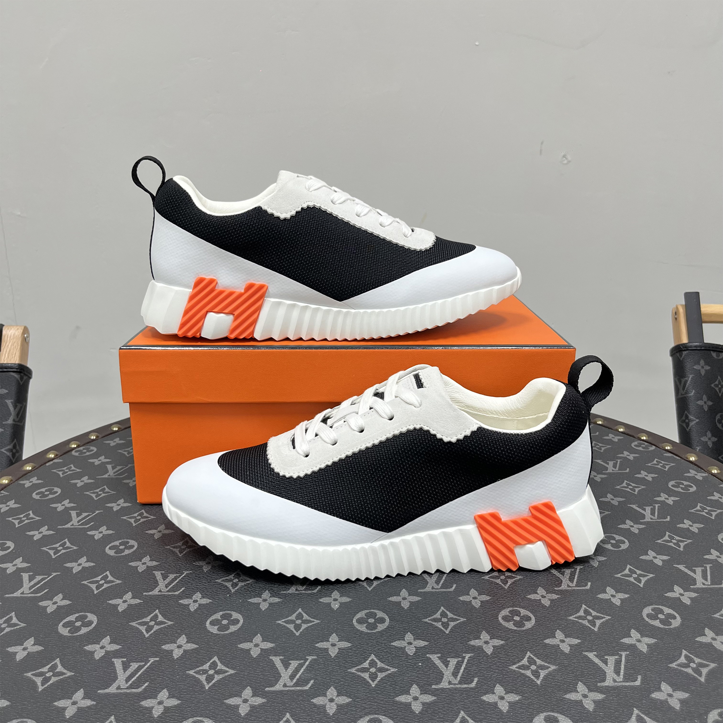 Hermes, Bouncing, Women's Sneaker, Black - Afbeelding 7