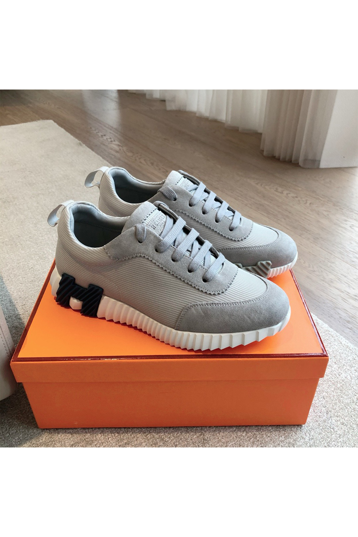 Hermes, Bouncing, Women's Sneaker, Grey - Afbeelding 3