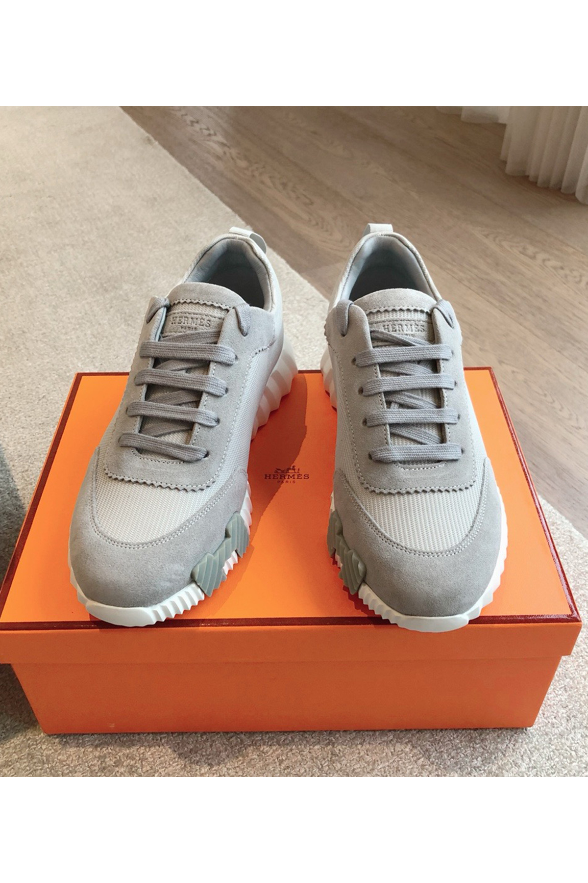 Hermes, Bouncing, Women's Sneaker, Grey - Afbeelding 4