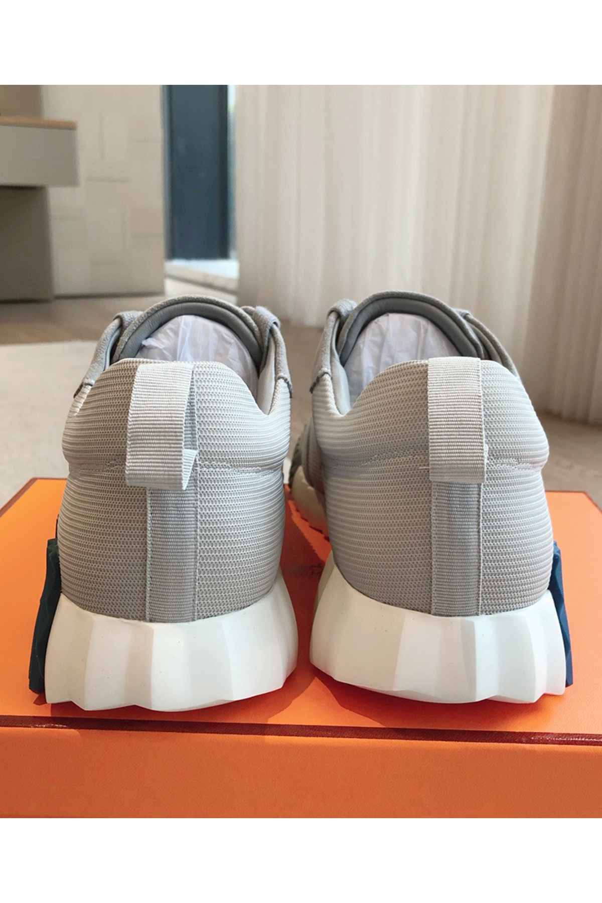 Hermes, Bouncing, Women's Sneaker, Grey - Afbeelding 8