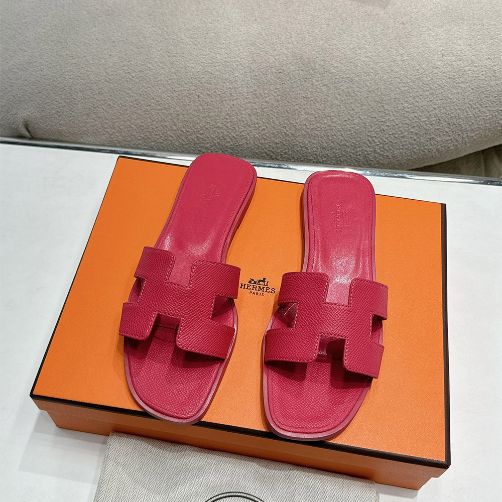 Hermes, Women's Slipper, Red