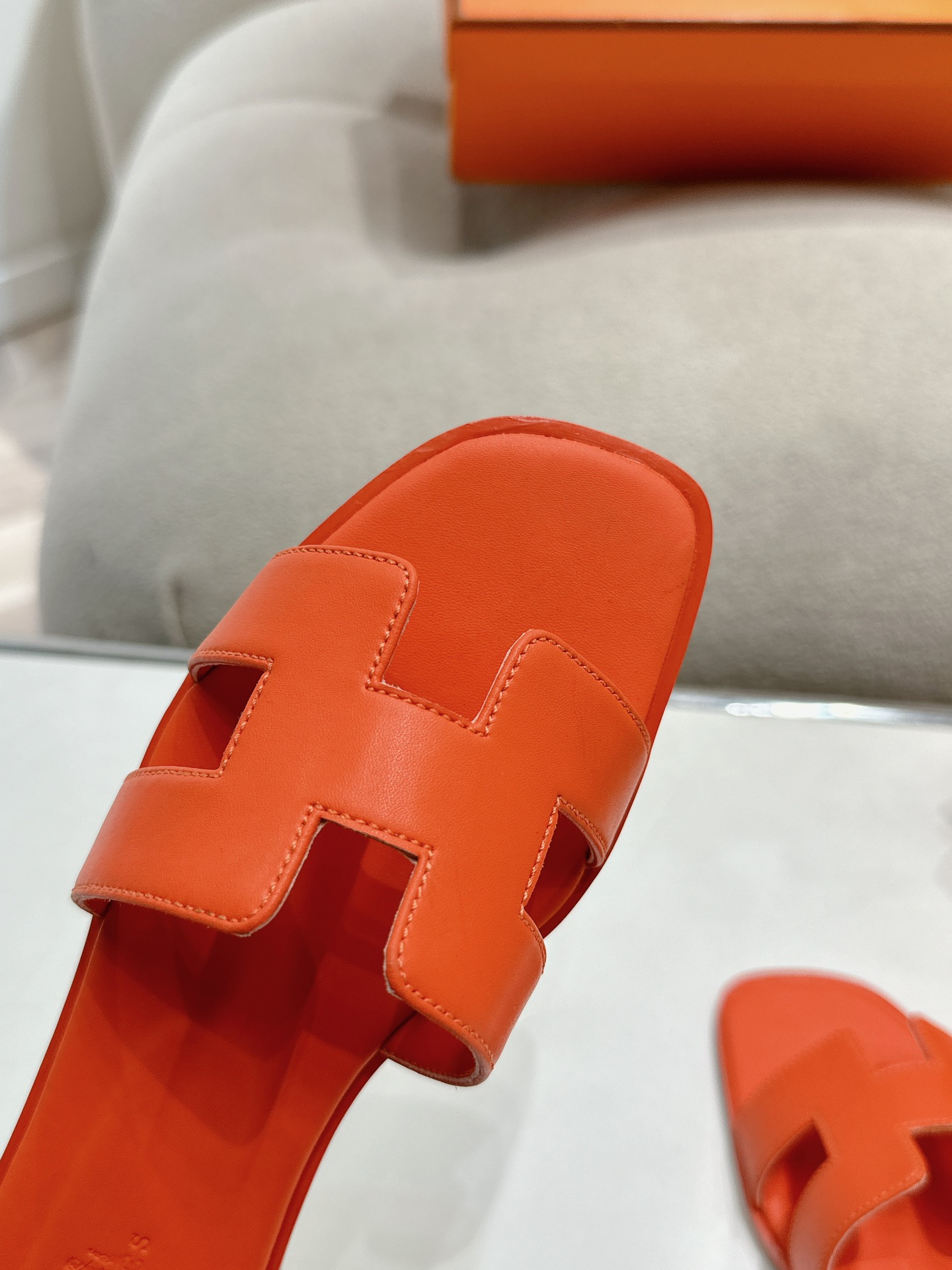 Hermes, Women's Slipper, Orange - Afbeelding 9
