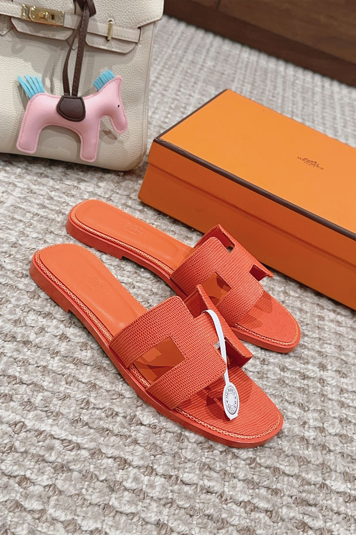 Hermes, Women's Slipper, Orange - Afbeelding 4
