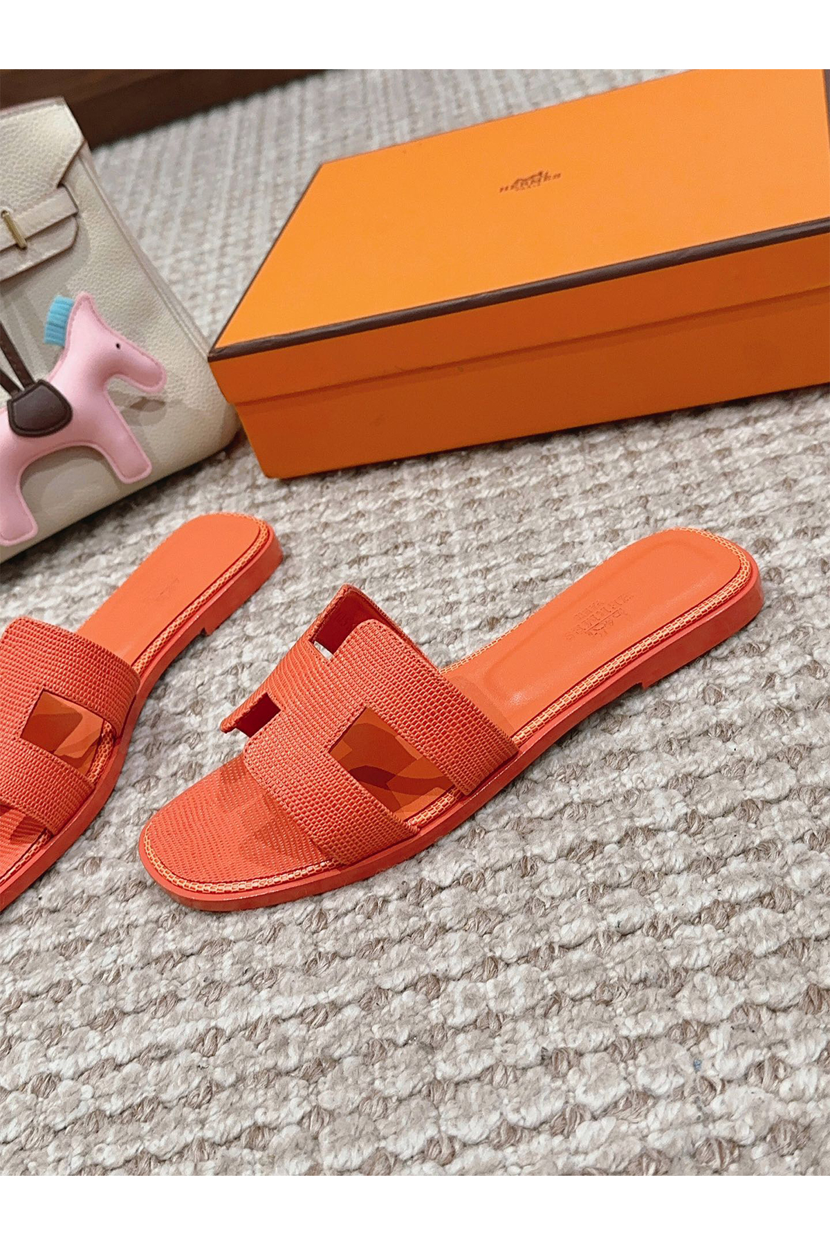 Hermes, Women's Slipper, Orange - Afbeelding 5