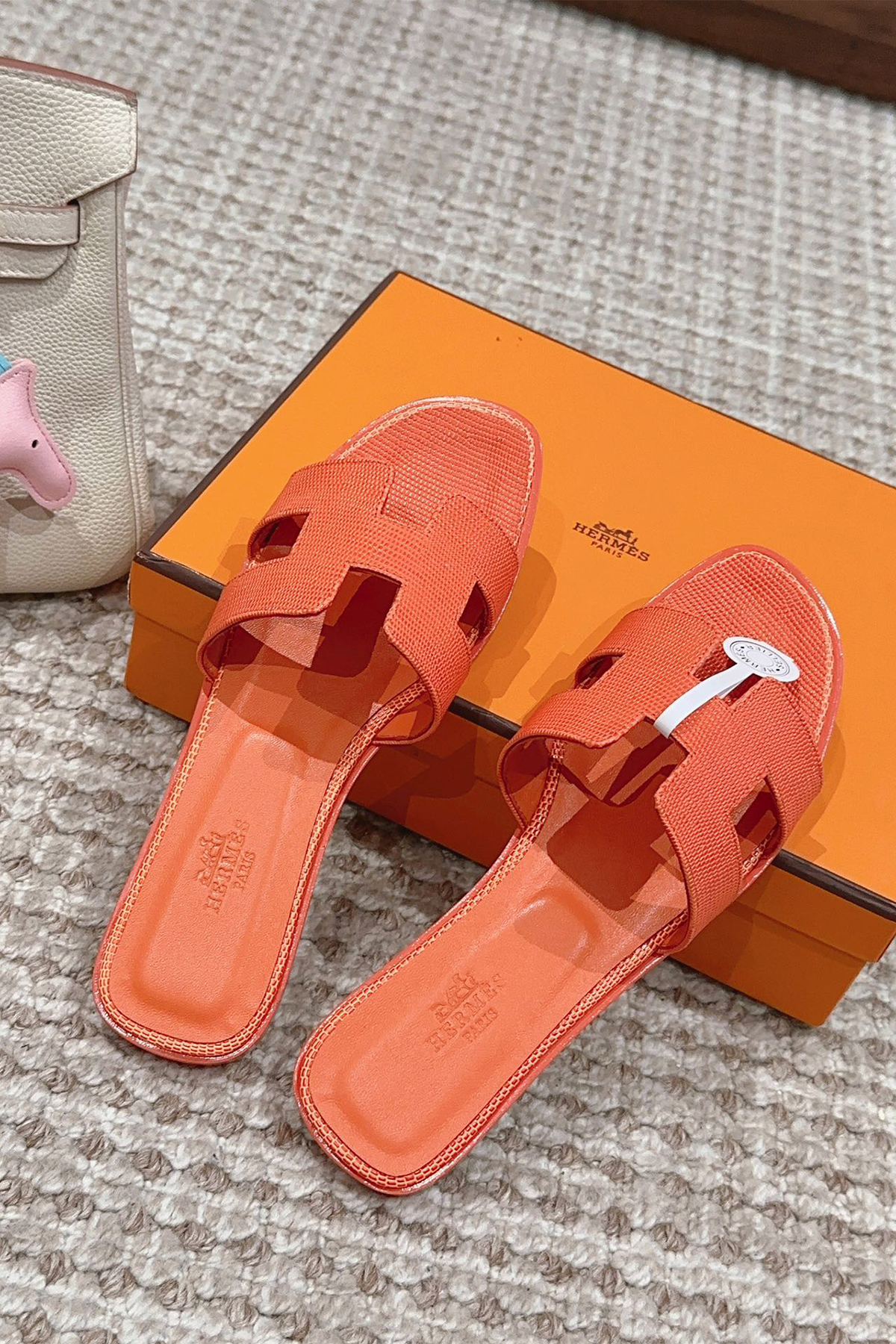 Hermes, Women's Slipper, Orange - Afbeelding 6