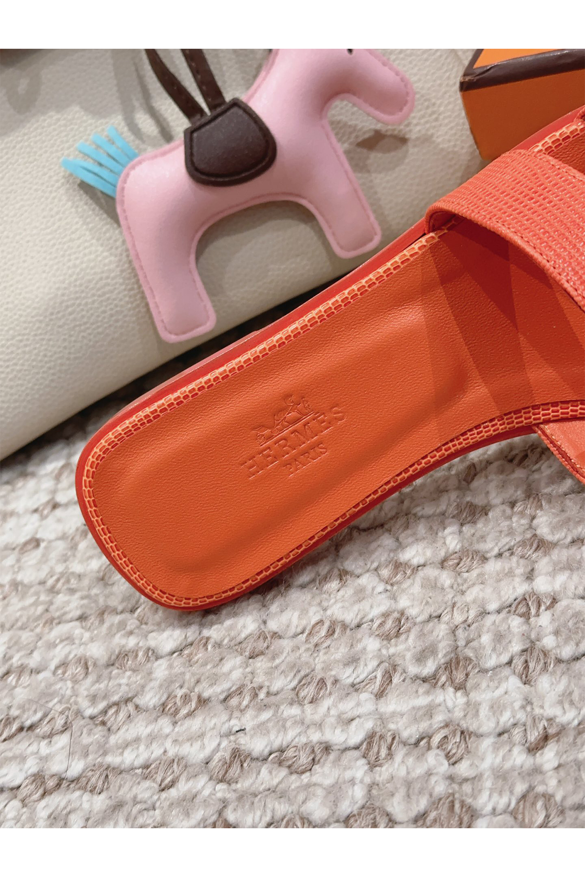 Hermes, Women's Slipper, Orange - Afbeelding 10