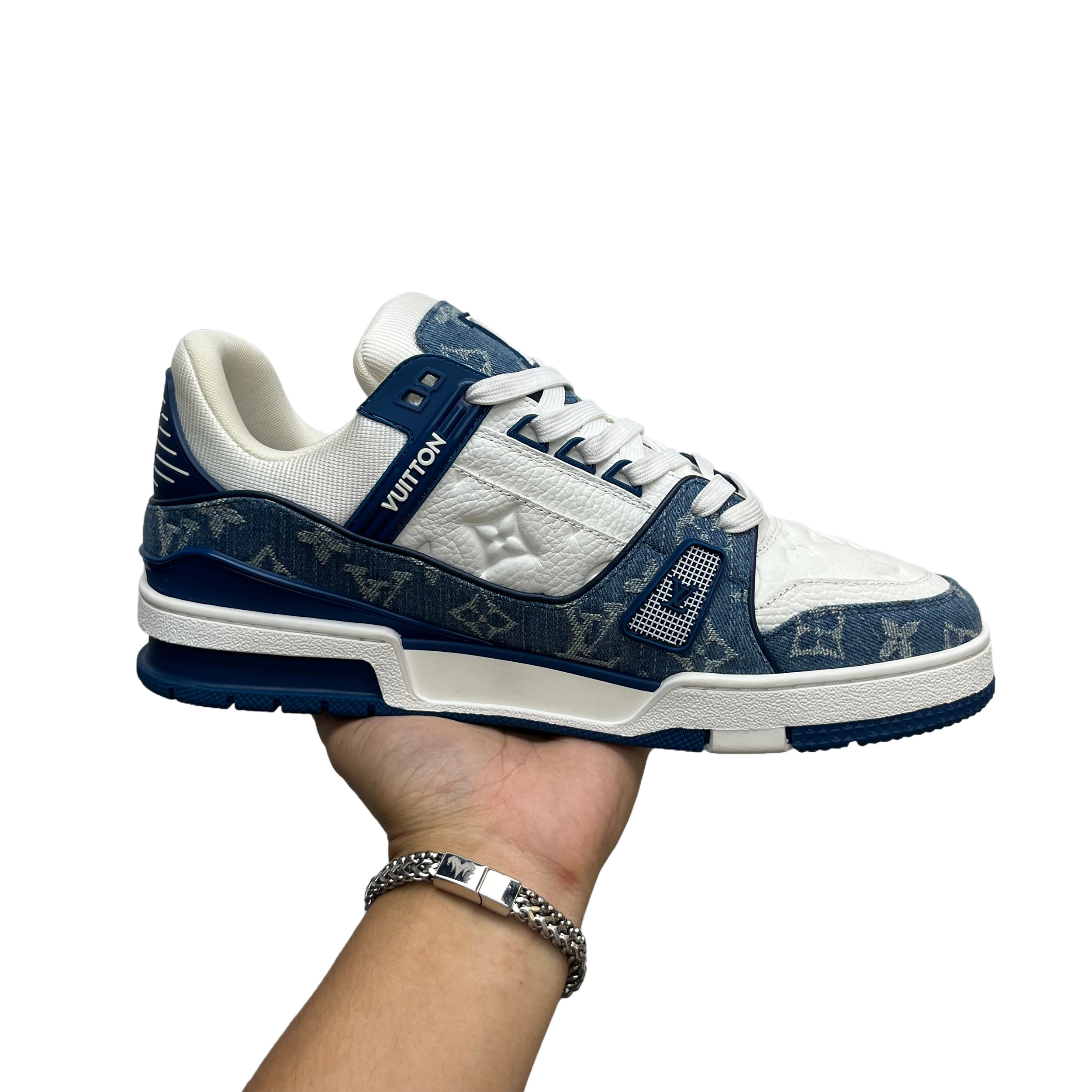 Louis Vuitton, Trainer, Women's Sneaker, Blue - Afbeelding 2