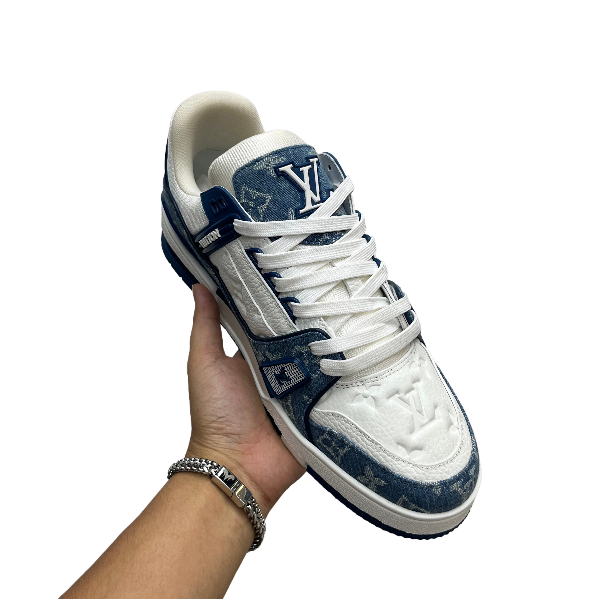 Louis Vuitton, Trainer, Women's Sneaker, Blue - Afbeelding 3