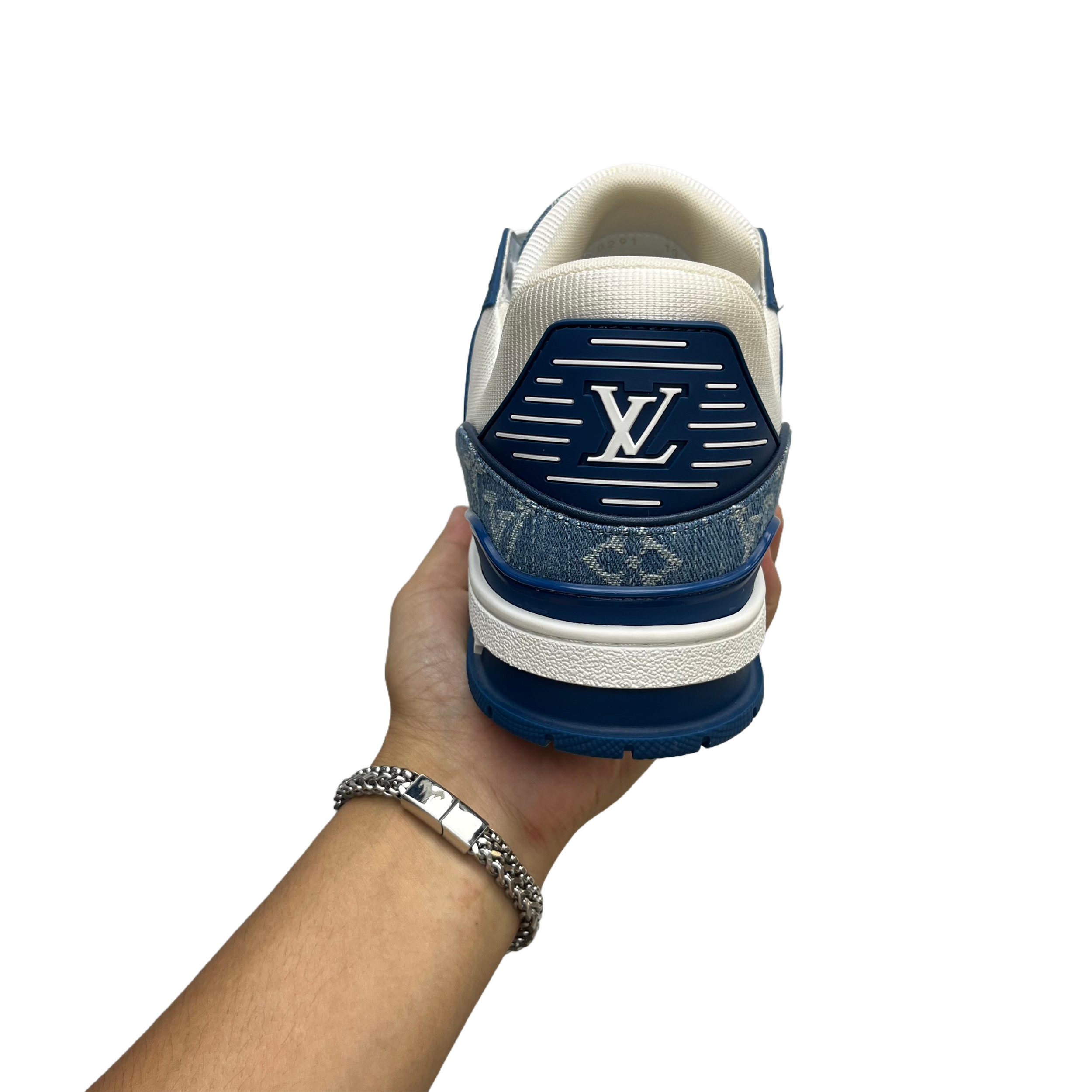 Louis Vuitton, Trainer, Women's Sneaker, Blue - Afbeelding 4
