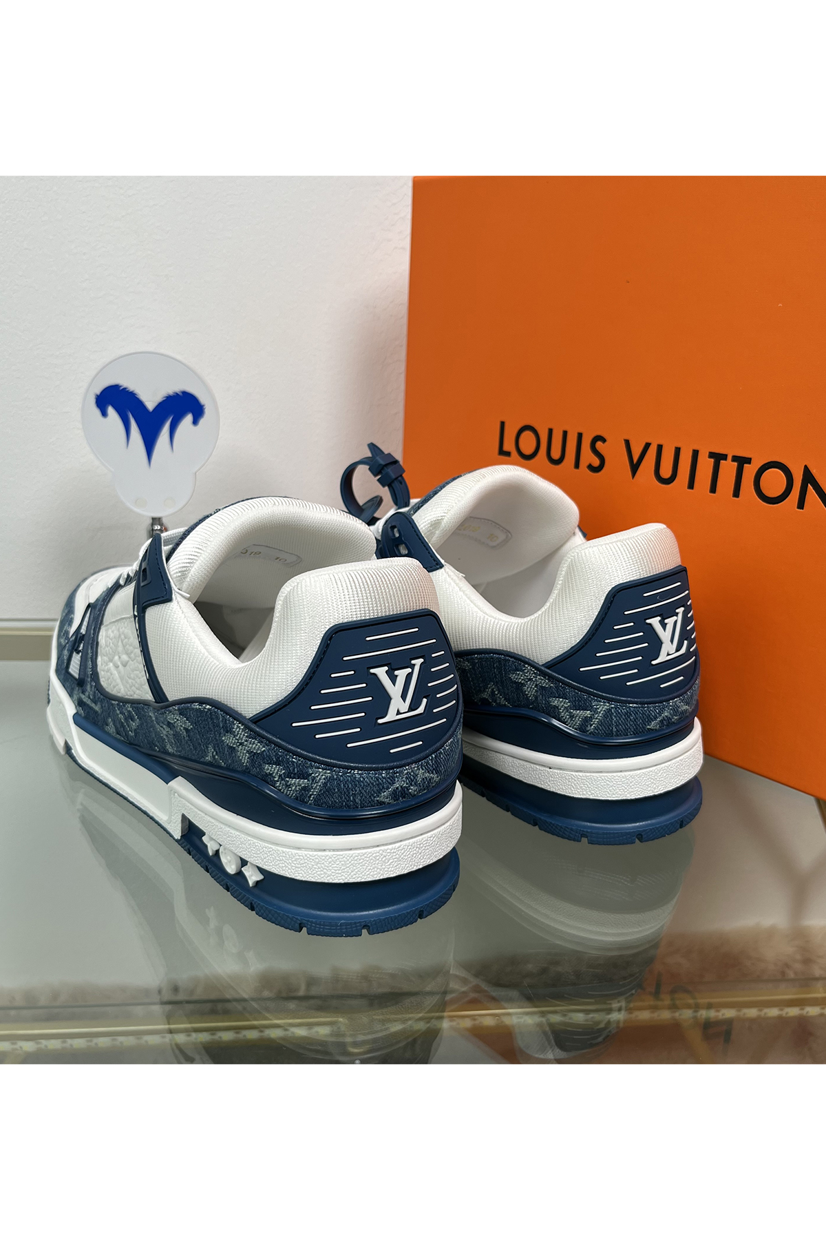 Louis Vuitton, Trainer, Women's Sneaker, Blue - Afbeelding 6