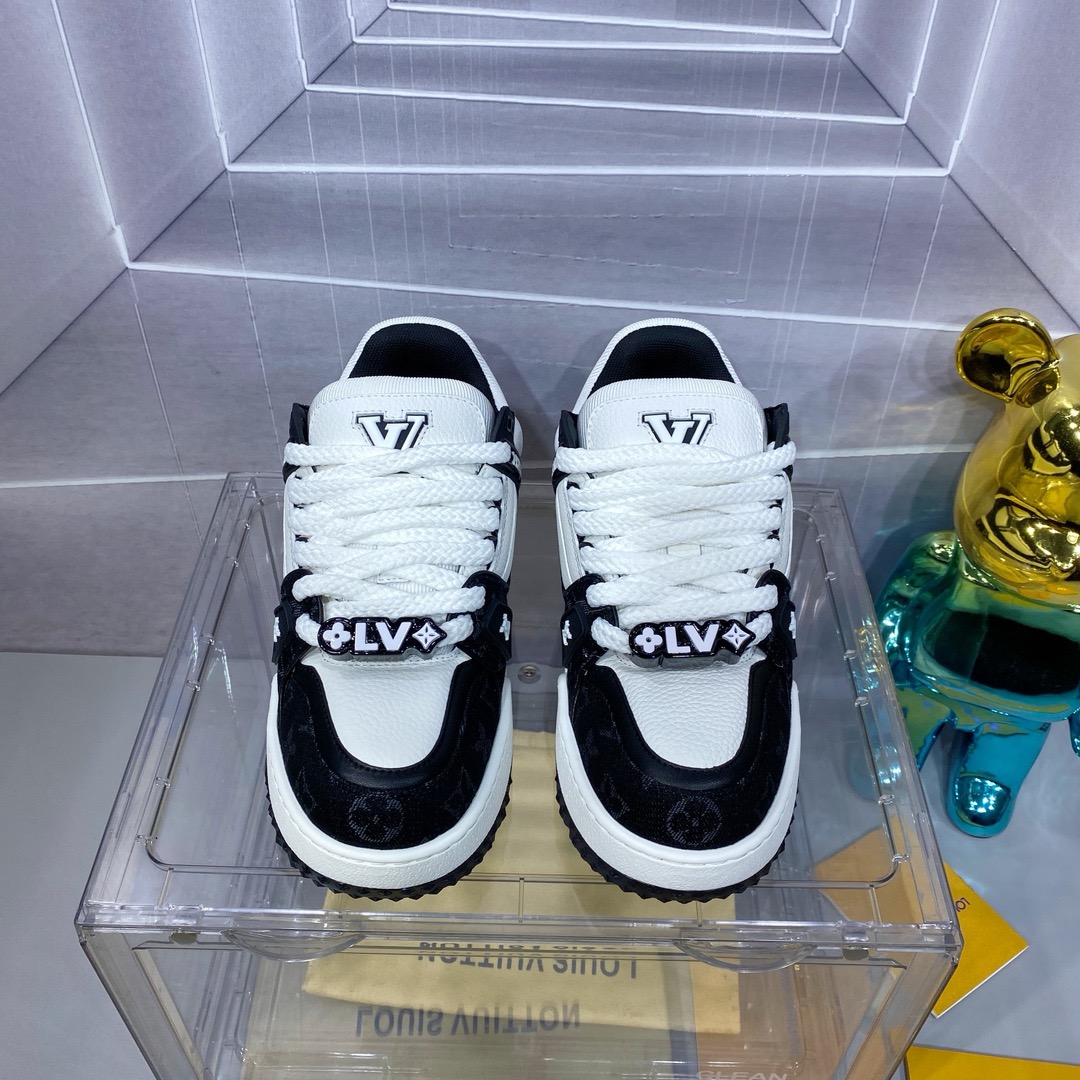 Louis Vuitton, Women's Sneaker, Black - Afbeelding 4