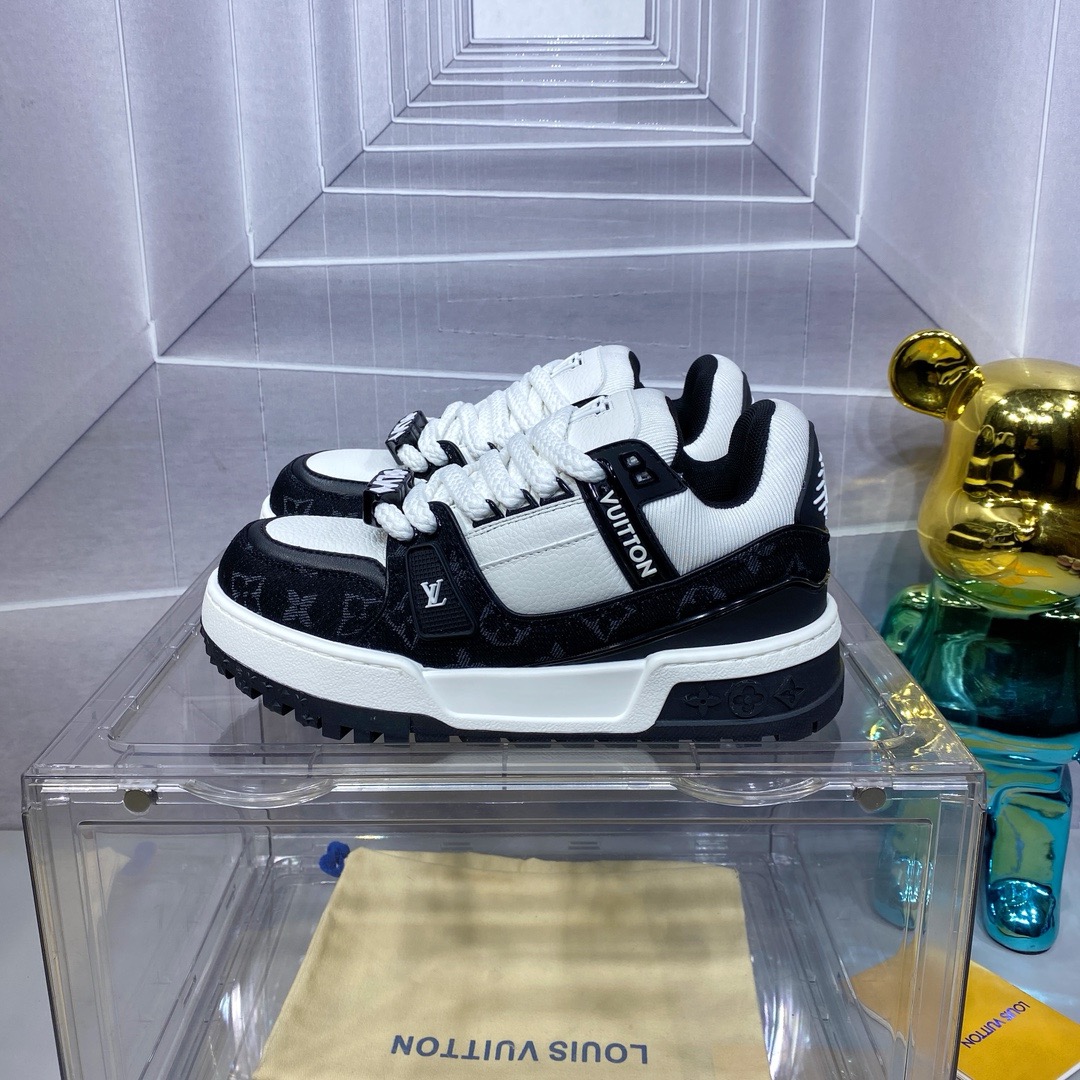 Louis Vuitton, Women's Sneaker, Black - Afbeelding 5