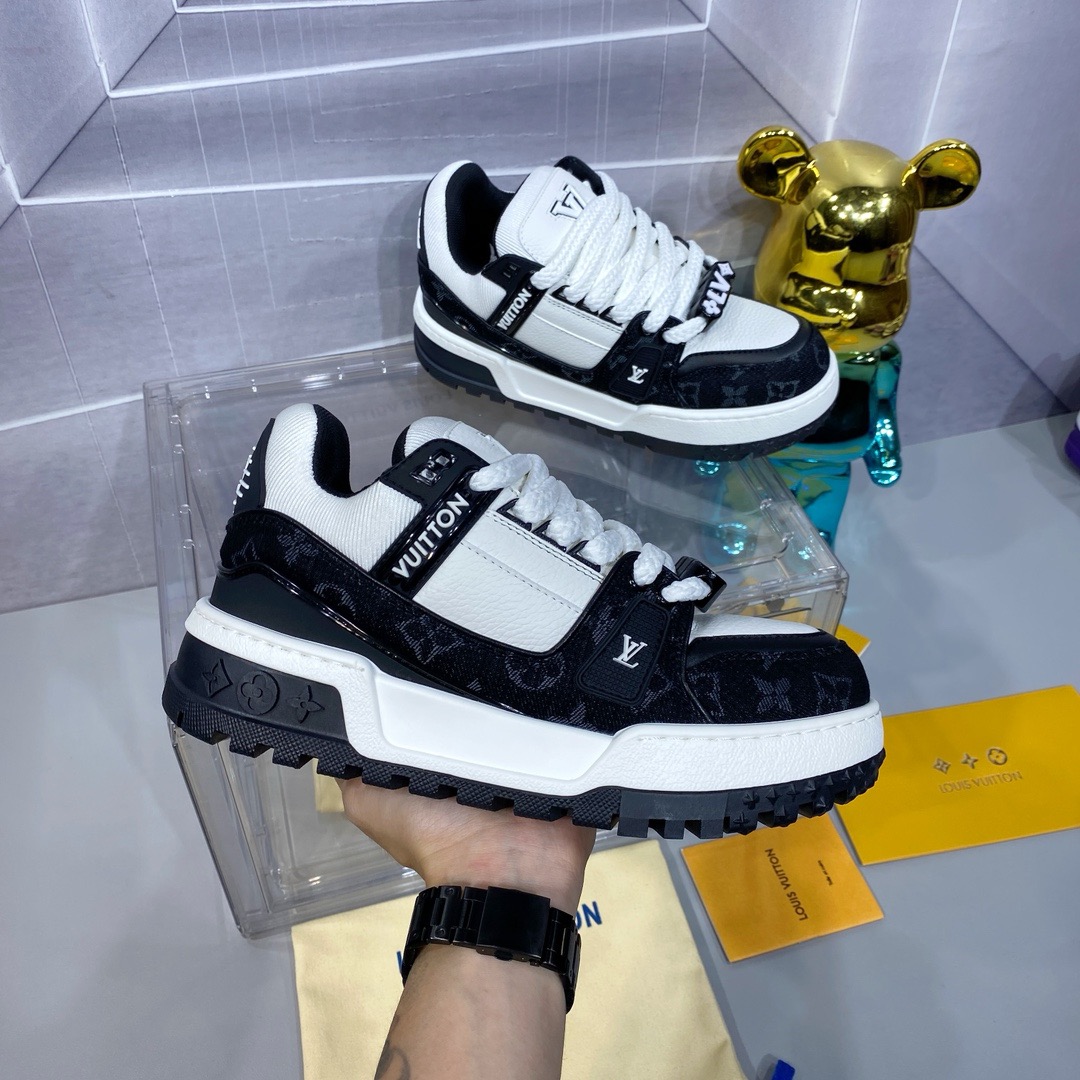 Louis Vuitton, Women's Sneaker, Black - Afbeelding 6