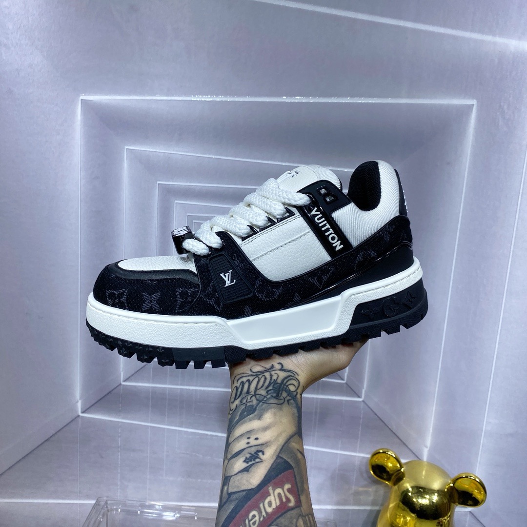 Louis Vuitton, Women's Sneaker, Black - Afbeelding 7