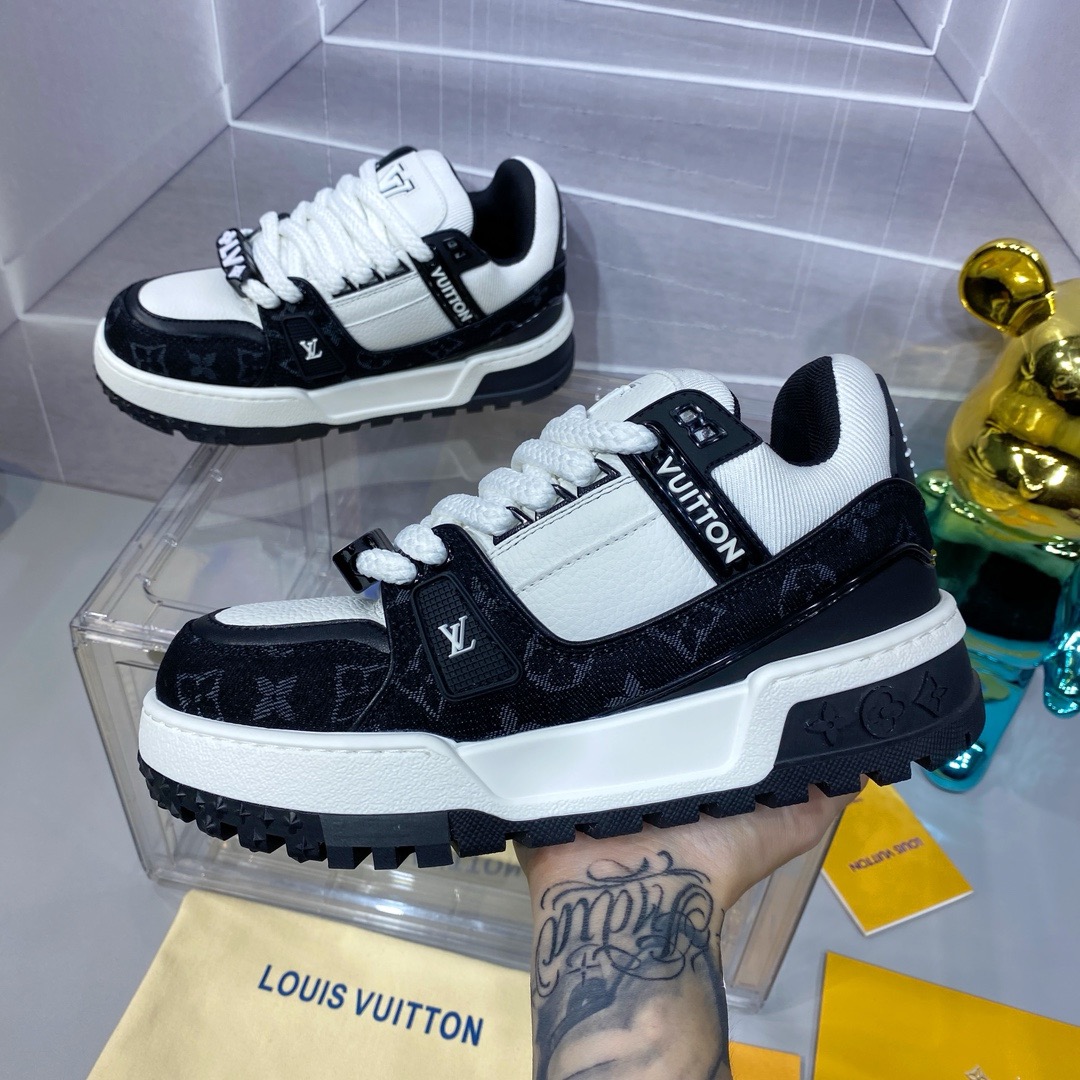 Louis Vuitton, Women's Sneaker, Black - Afbeelding 8