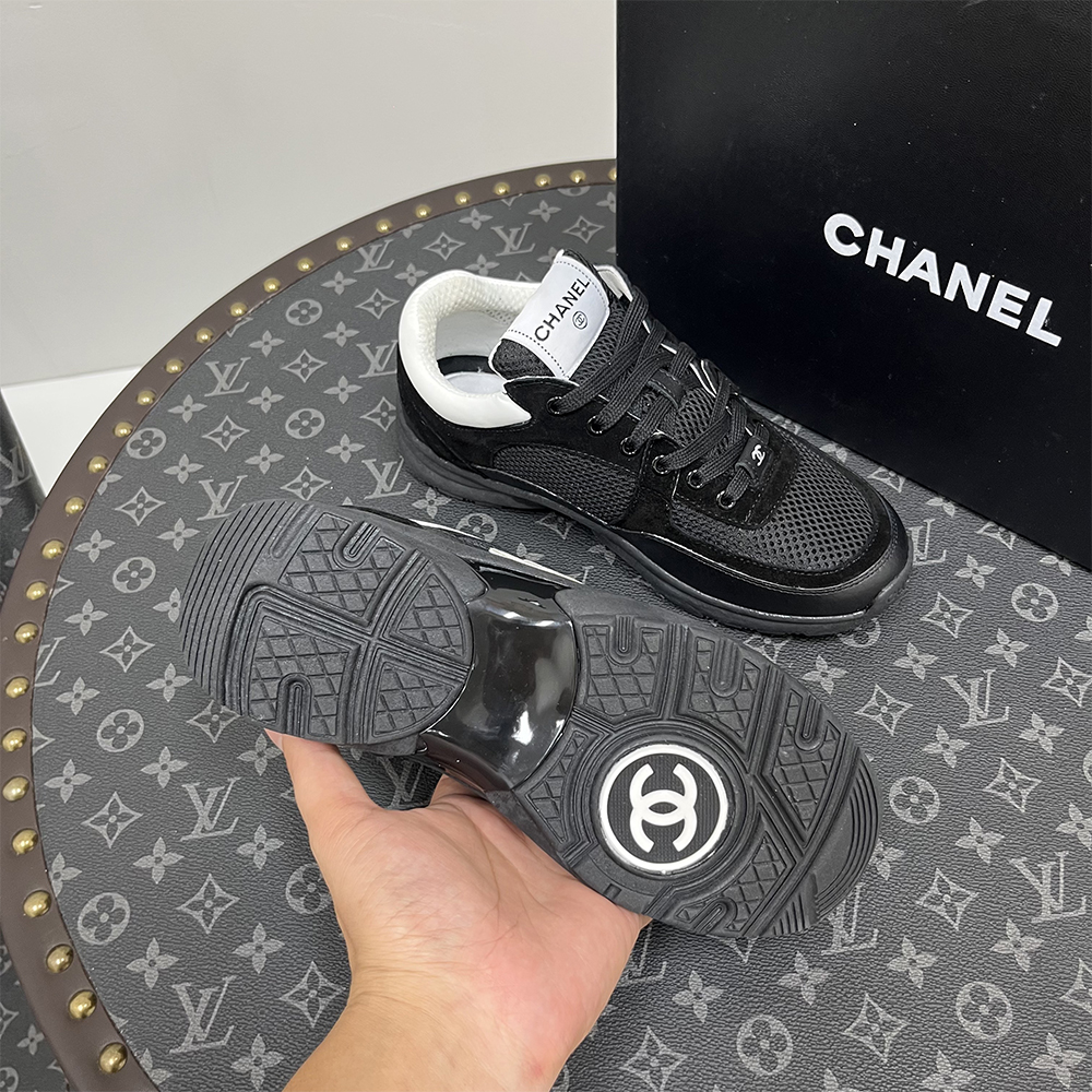 Chanel, Women's Sneaker, Black - Afbeelding 6