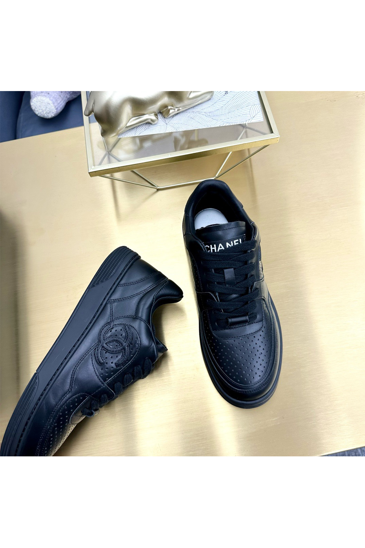 Chanel, Women's Sneaker, Black - Afbeelding 6