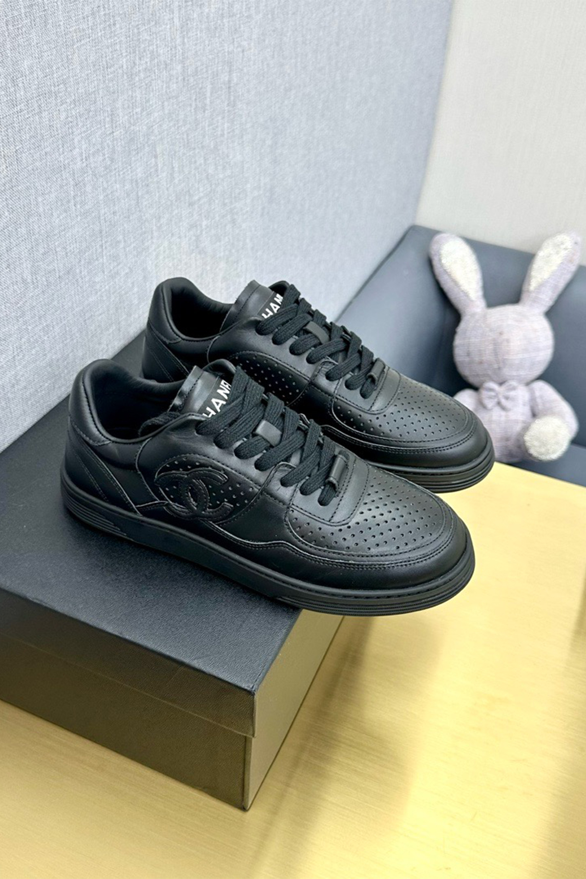 Chanel, Women's Sneaker, Black - Afbeelding 7