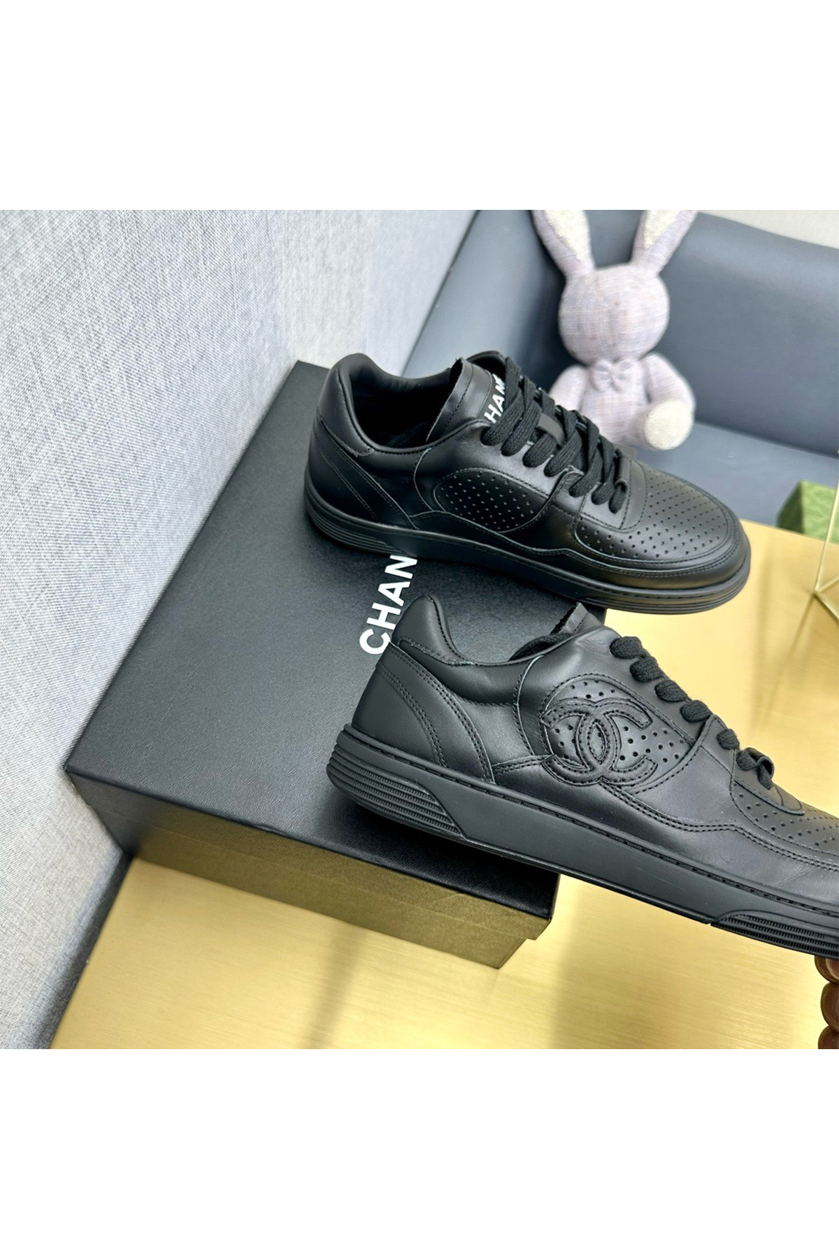 Chanel, Women's Sneaker, Black - Afbeelding 9