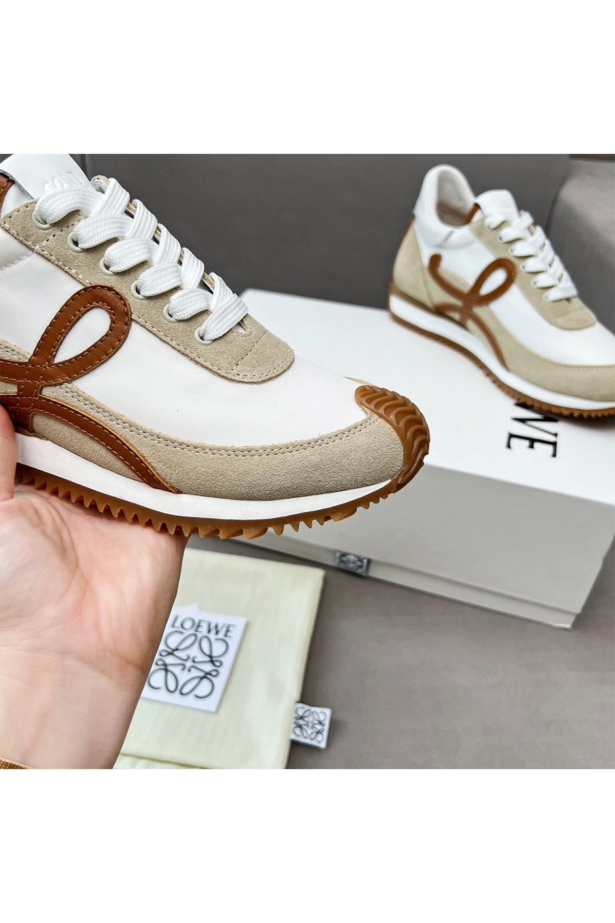 Loewe, Women's Sneaker, Beige - Afbeelding 6