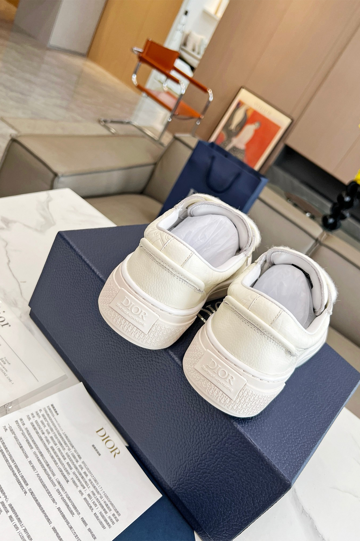 Christian Dior, B33, Women's Sneaker, White - Afbeelding 8