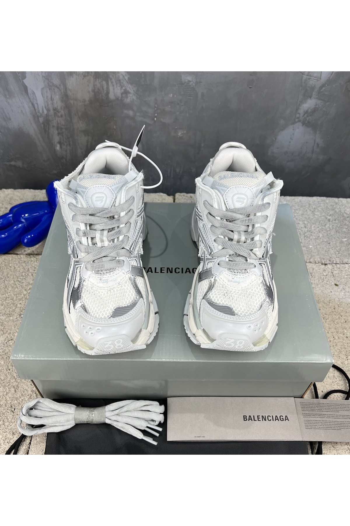 Balenciaga, Runner, Women's Sneaker, White - Afbeelding 2