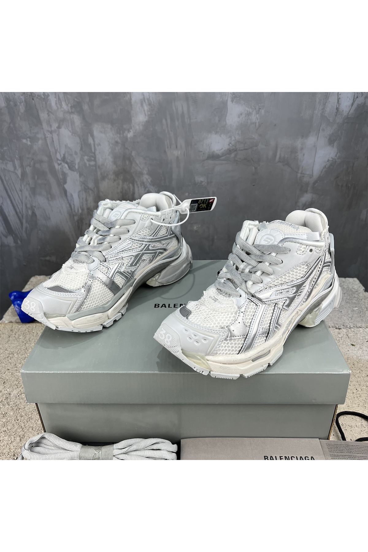 Balenciaga, Runner, Women's Sneaker, White - Afbeelding 3