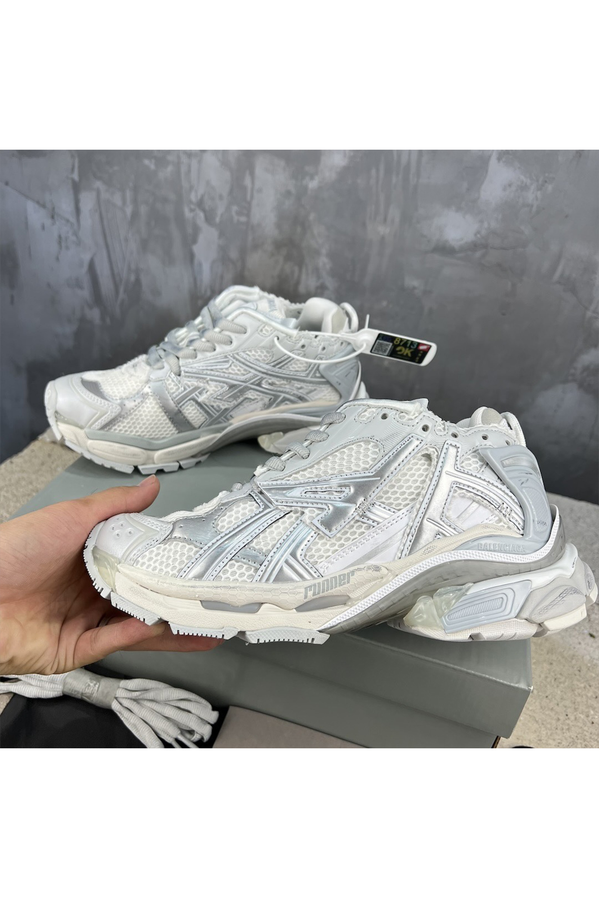 Balenciaga, Runner, Women's Sneaker, White - Afbeelding 4