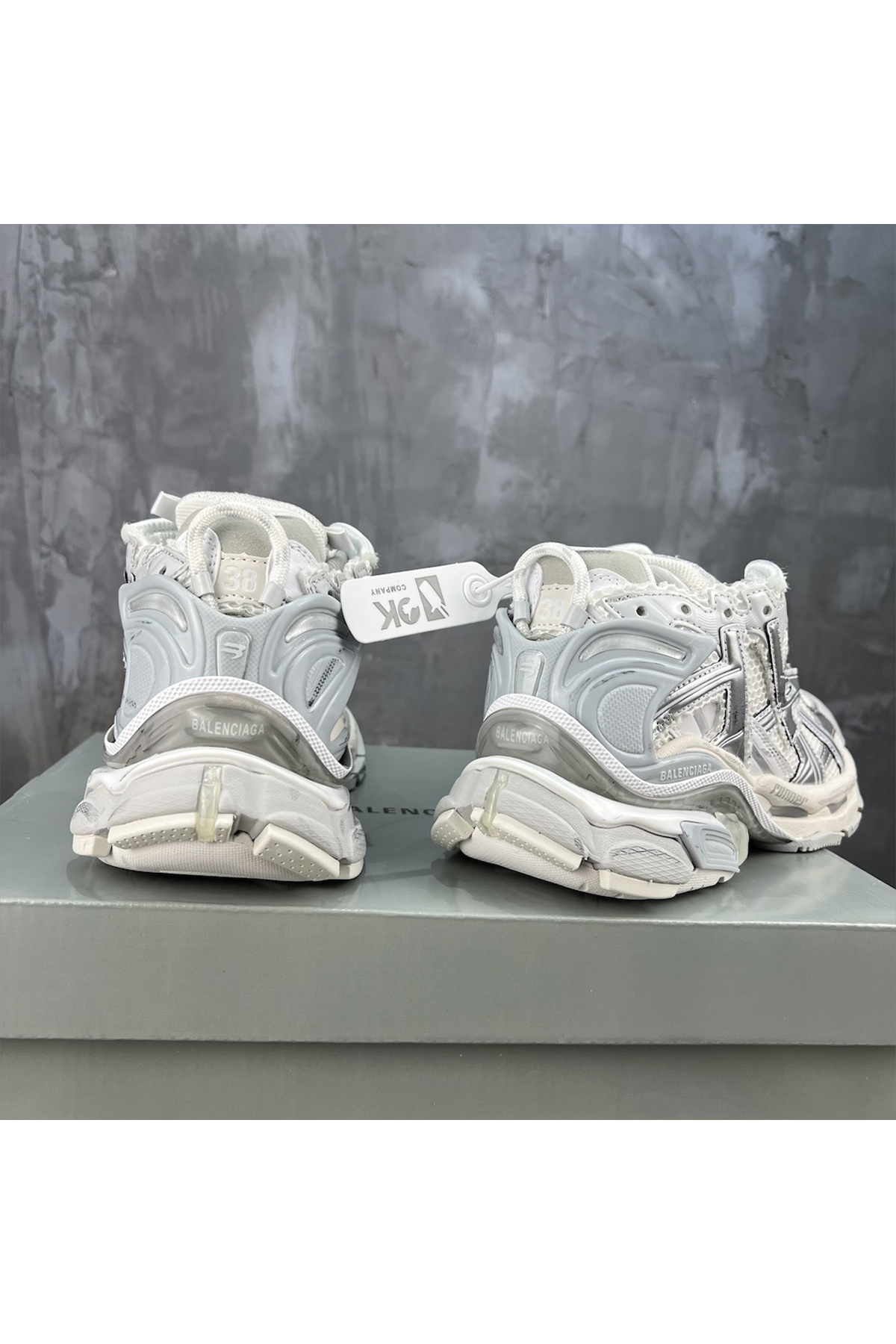 Balenciaga, Runner, Women's Sneaker, White - Afbeelding 8